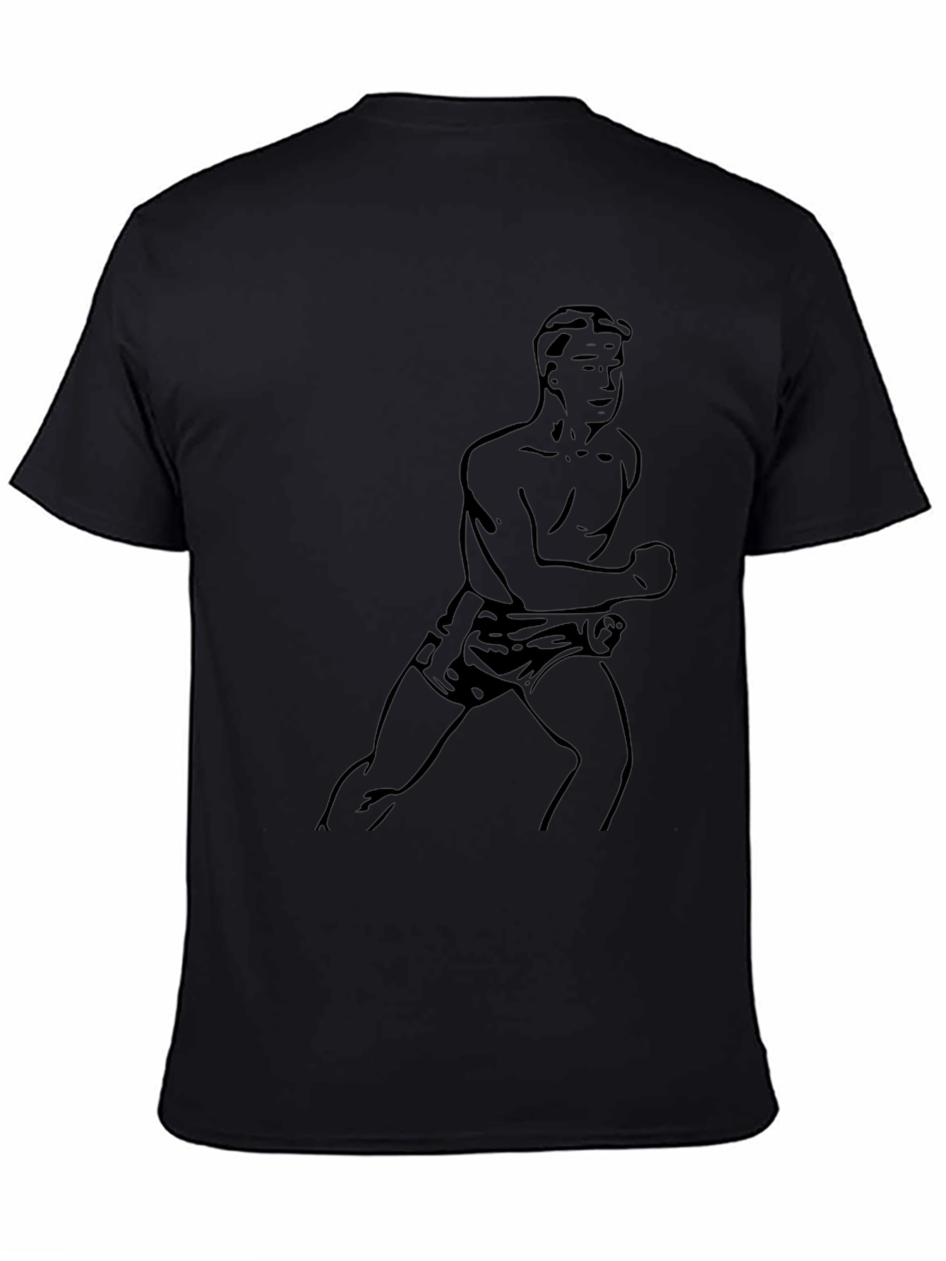 Retro Boxer Graphic Tee - Classic Comfort