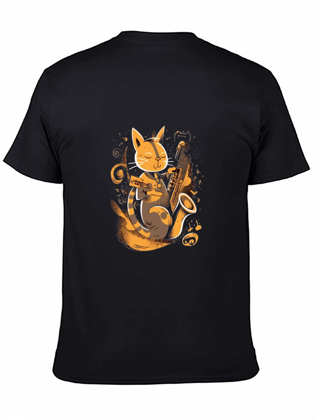 Jazz Cat T-Shirt - Cool Musician Kitten Tee