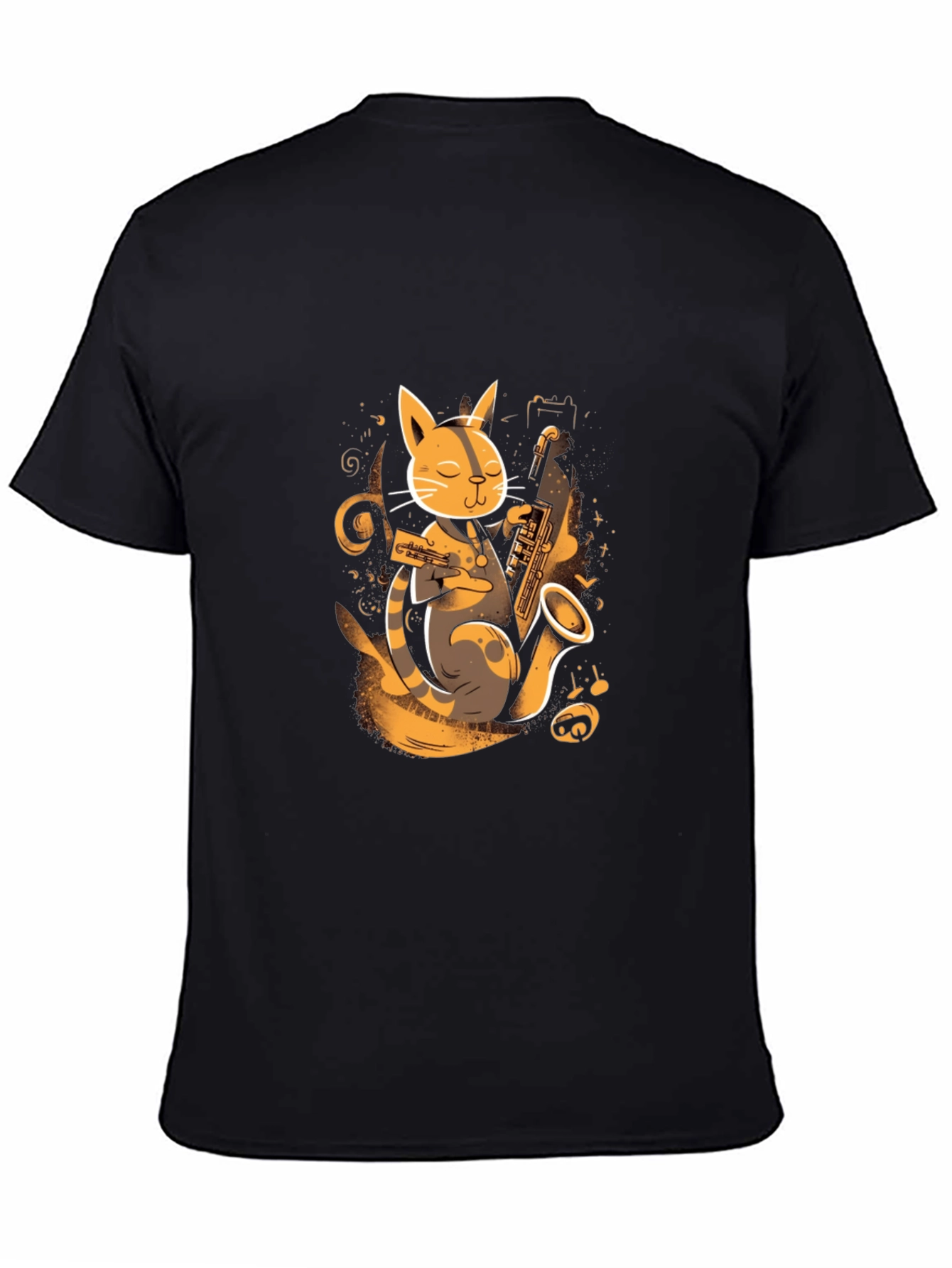 Jazz Cat T-Shirt - Cool Musician Kitten Tee