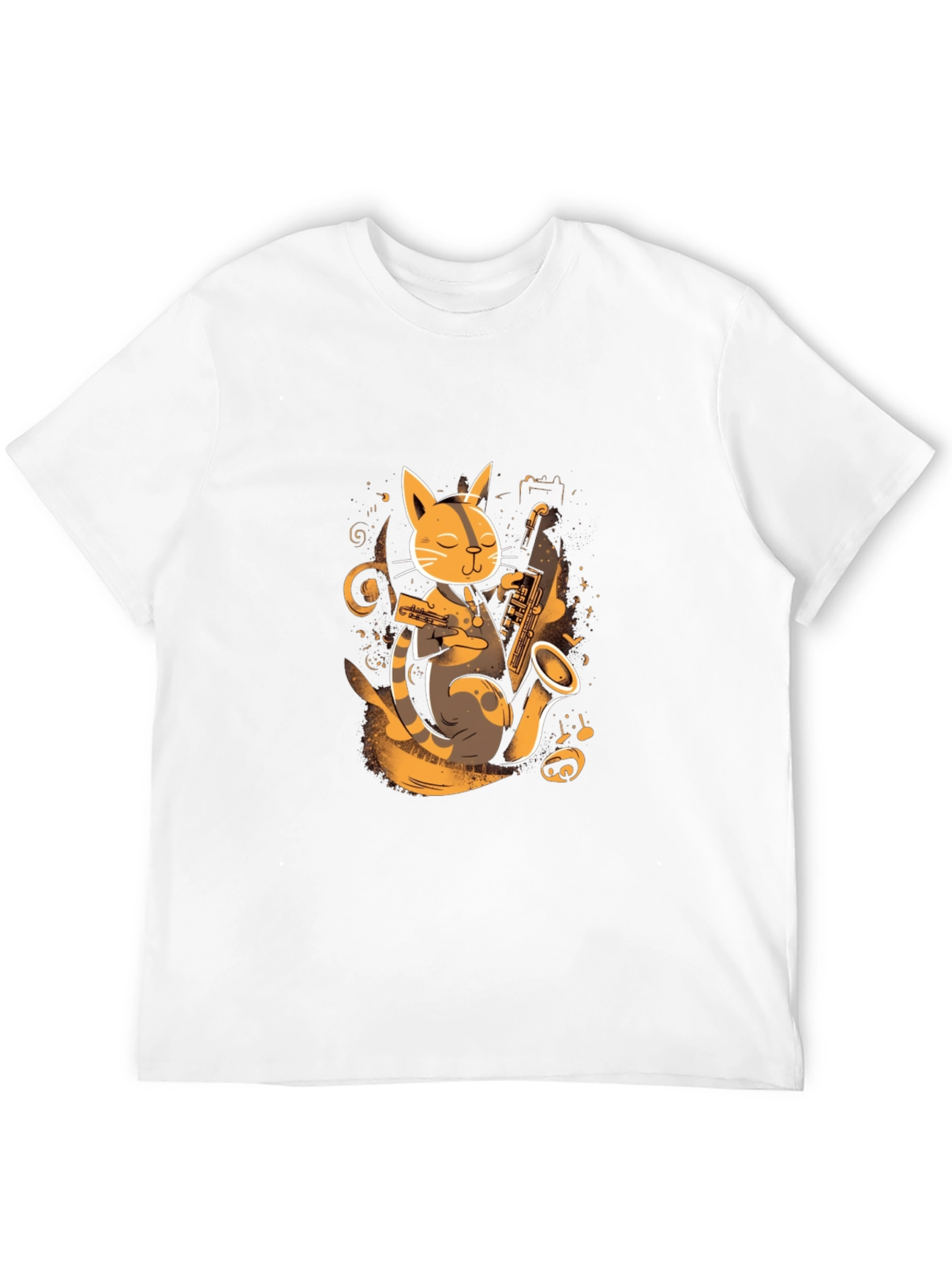 Jazz Cat T-Shirt - Cool Musician Kitten Tee