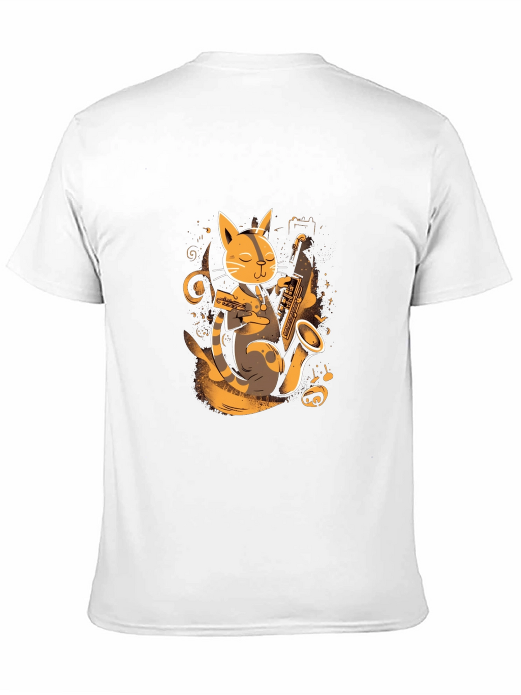 Jazz Cat T-Shirt - Cool Musician Kitten Tee