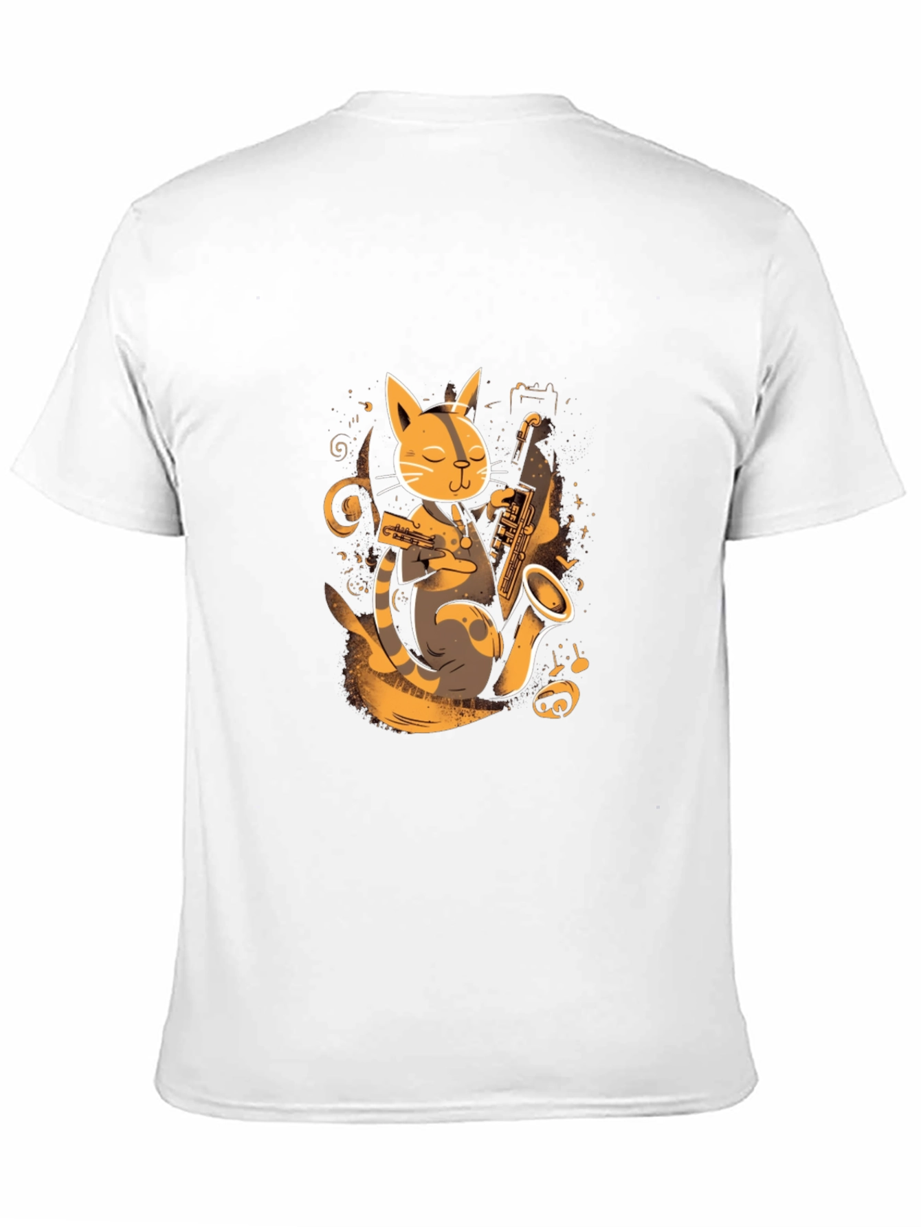 Jazz Cat T-Shirt - Cool Musician Kitten Tee
