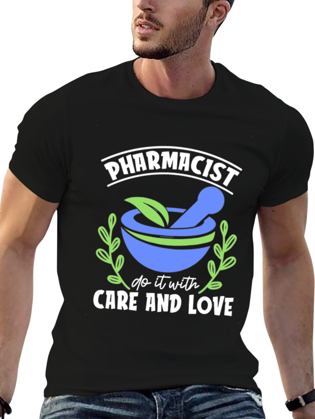 Pharmacist Care and Love T-Shirt