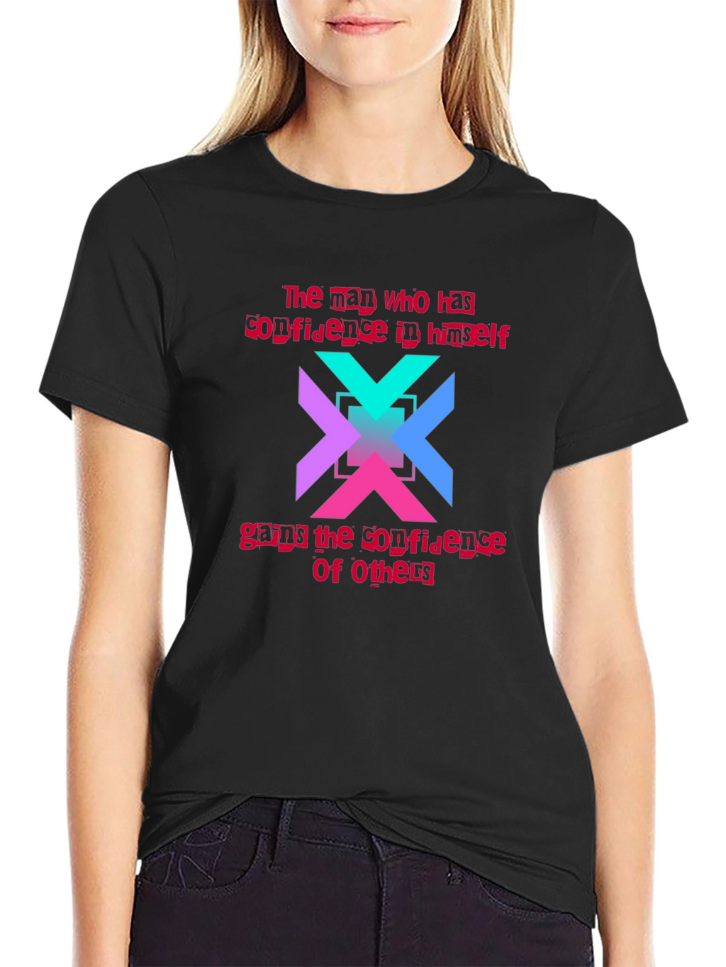 Confidence Statement Graphic Tee - Stylish Casual Wear