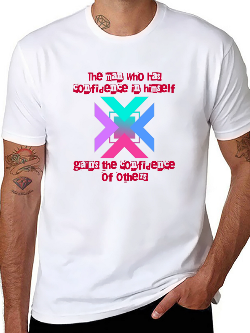 Confidence Statement Graphic Tee - Stylish Casual Wear