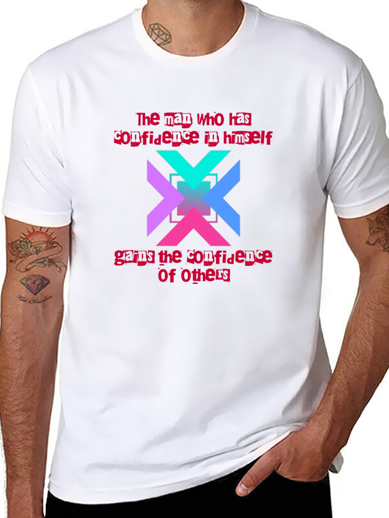 Confidence Statement Graphic Tee - Stylish Casual Wear