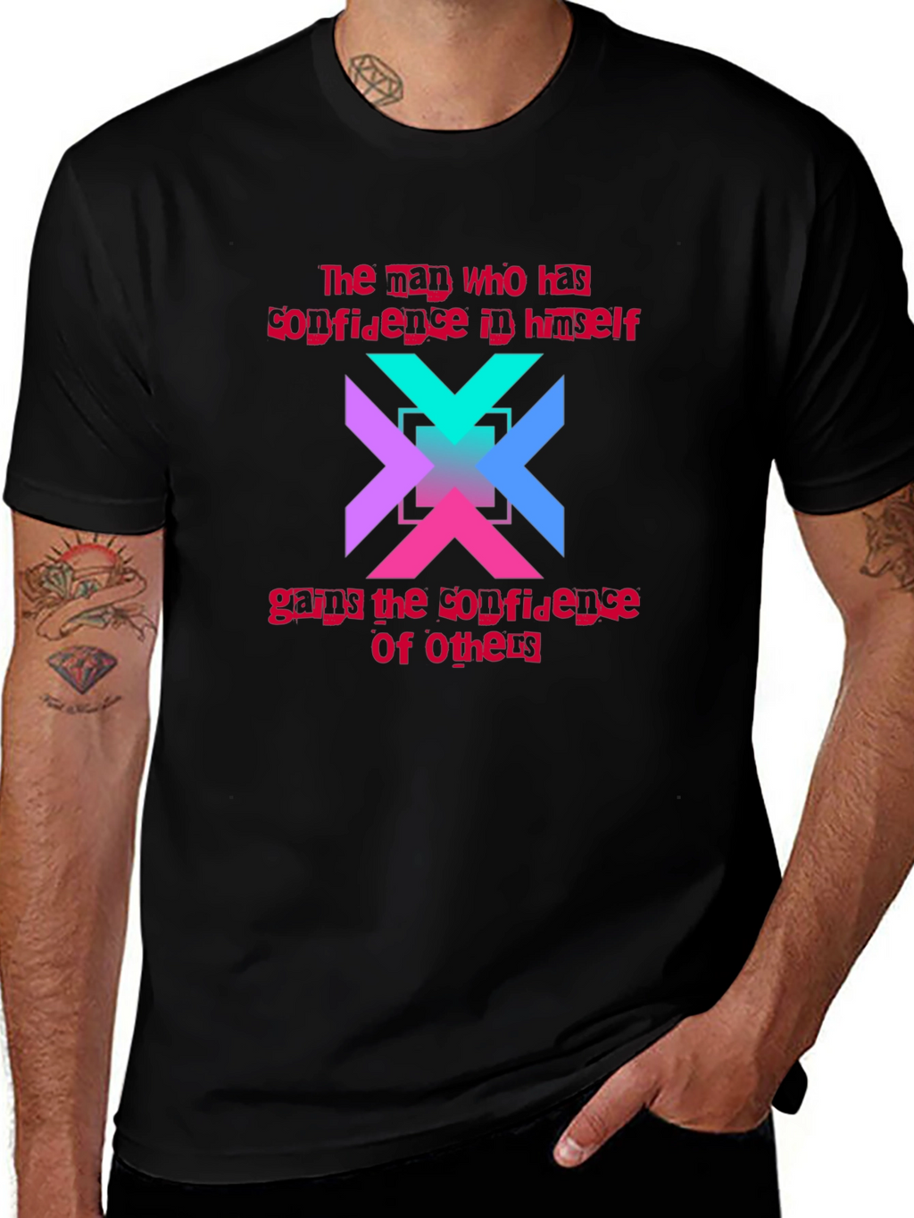 Confidence Statement Graphic Tee - Stylish Casual Wear