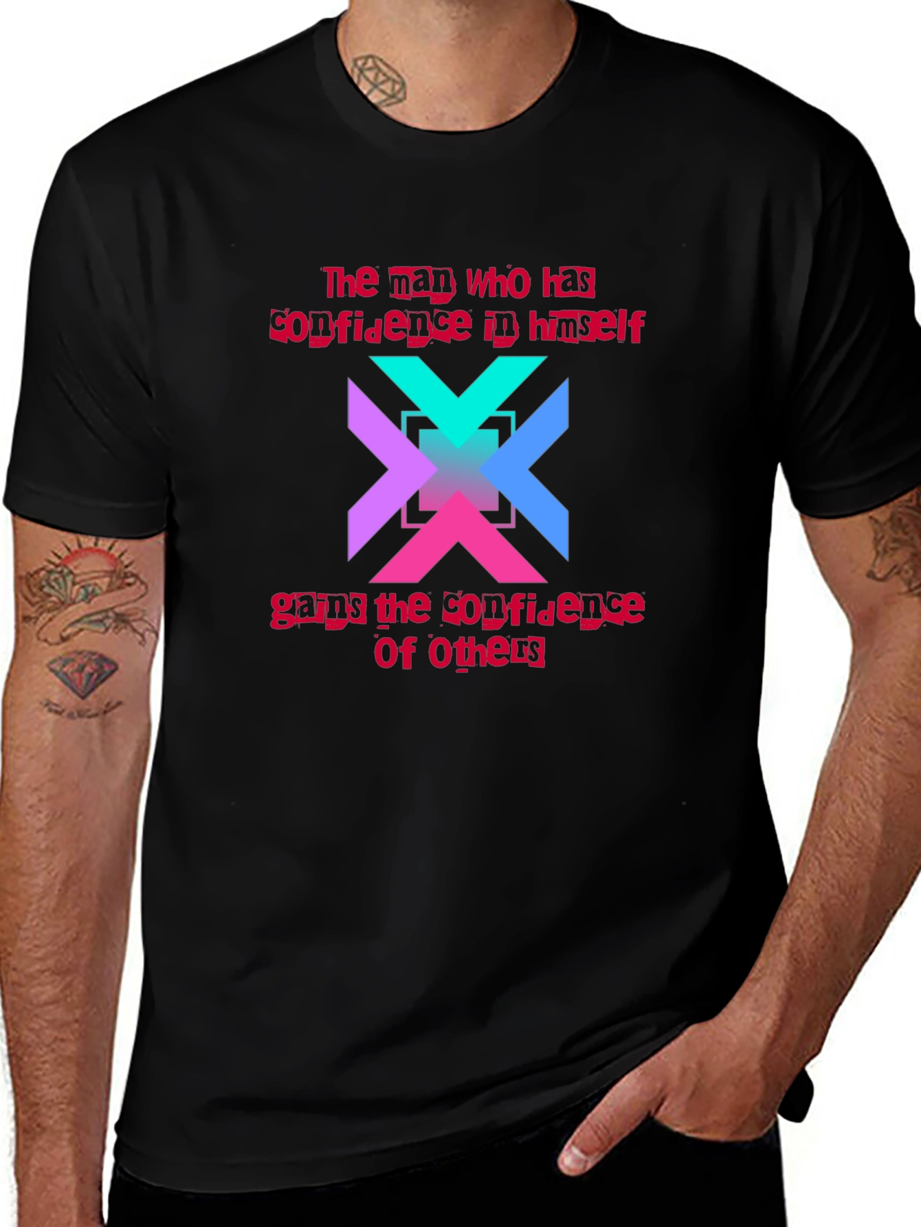 Confidence Statement Graphic Tee - Stylish Casual Wear