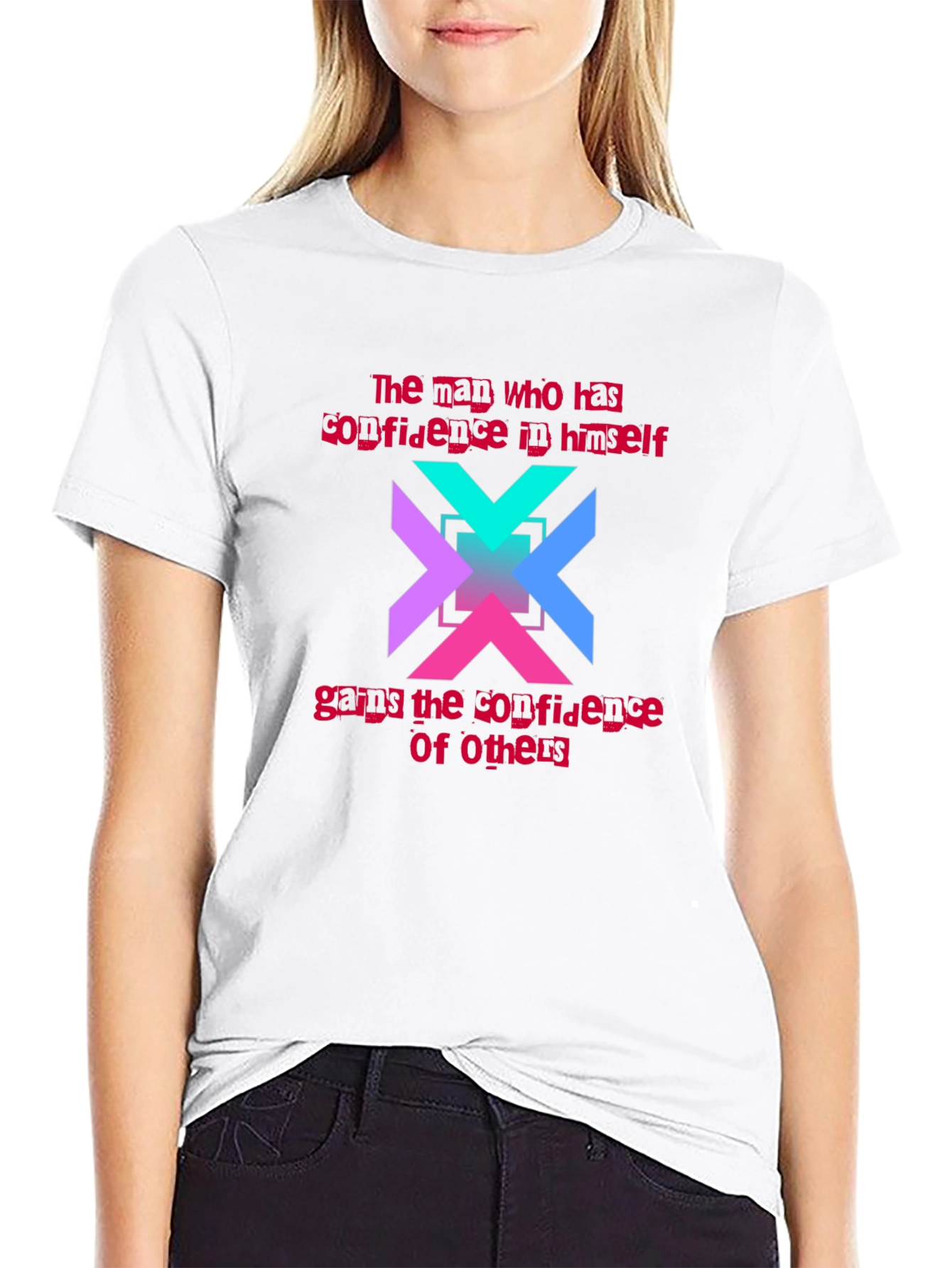 Confidence Statement Graphic Tee - Stylish Casual Wear