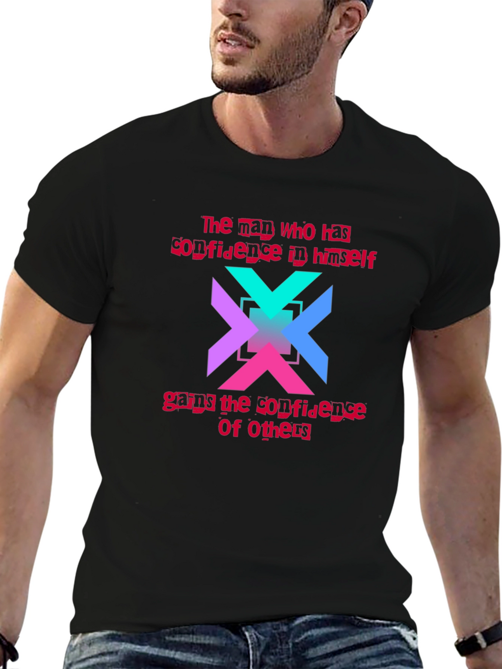 Confidence Statement Graphic Tee - Stylish Casual Wear