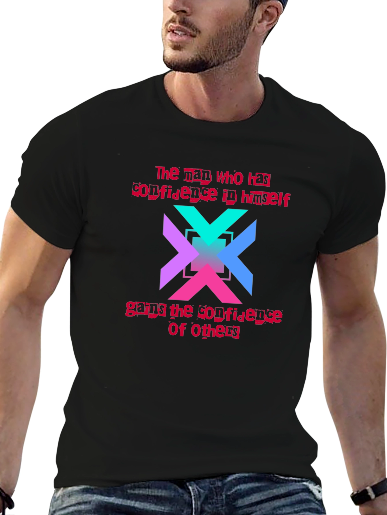 Confidence Statement Graphic Tee - Stylish Casual Wear