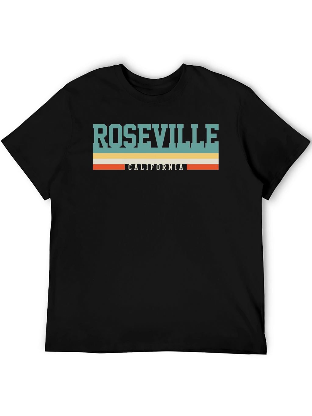 Roseville California Retro Graphic T-Shirt