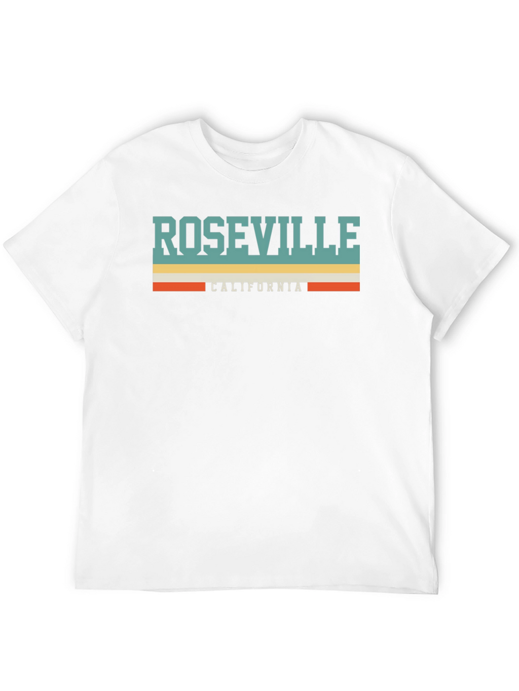 Roseville California Retro Graphic T-Shirt