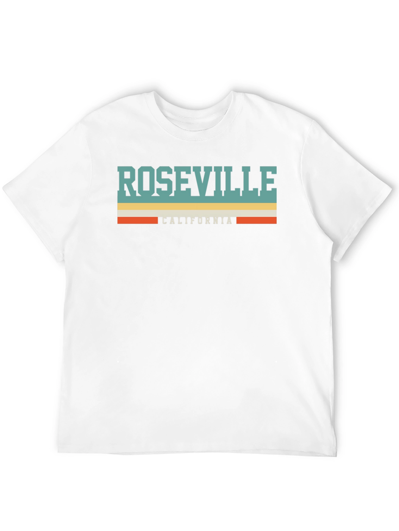 Roseville California Retro Graphic T-Shirt