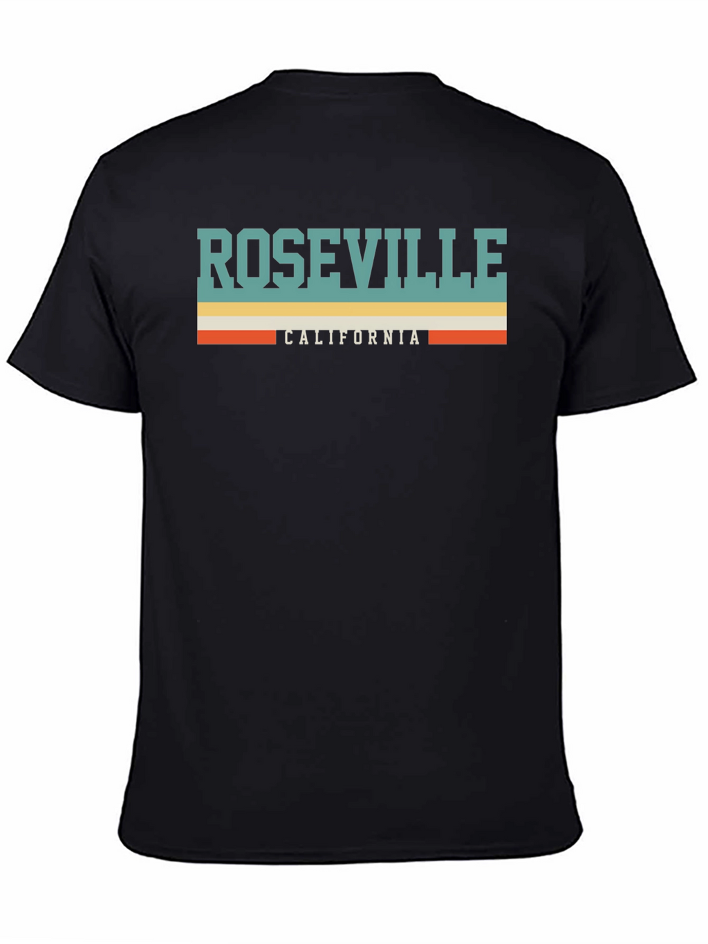 Roseville California Retro Graphic T-Shirt
