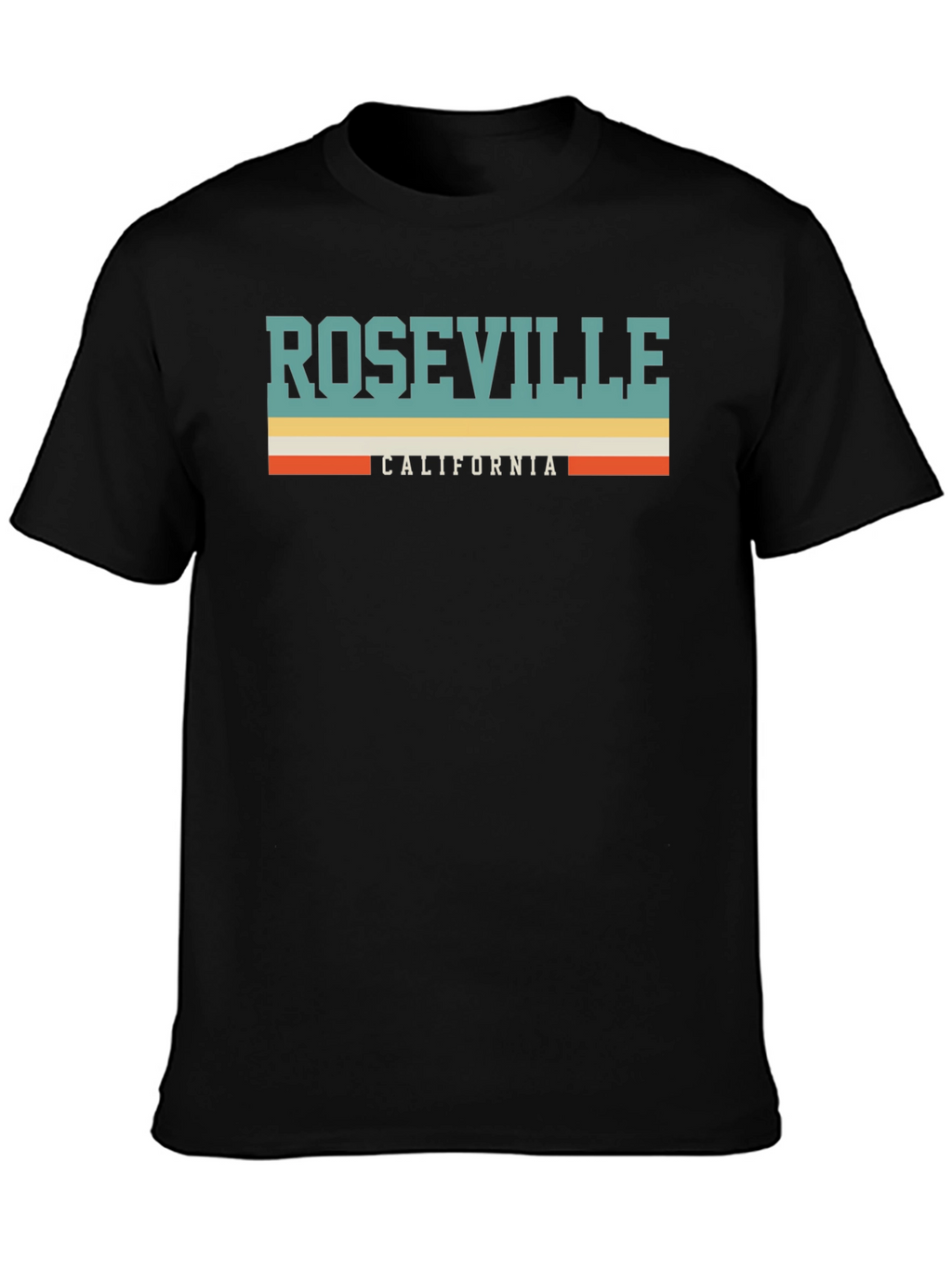 Roseville California Retro Graphic T-Shirt