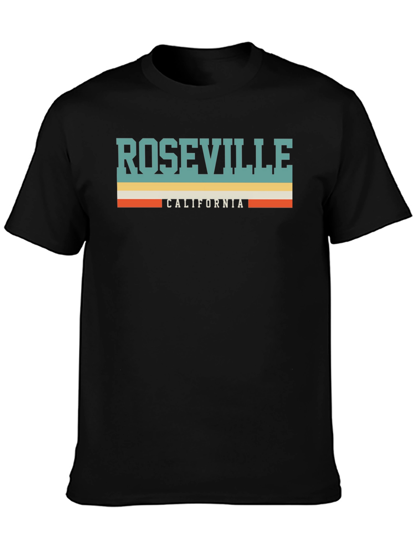 Roseville California Retro Graphic T-Shirt