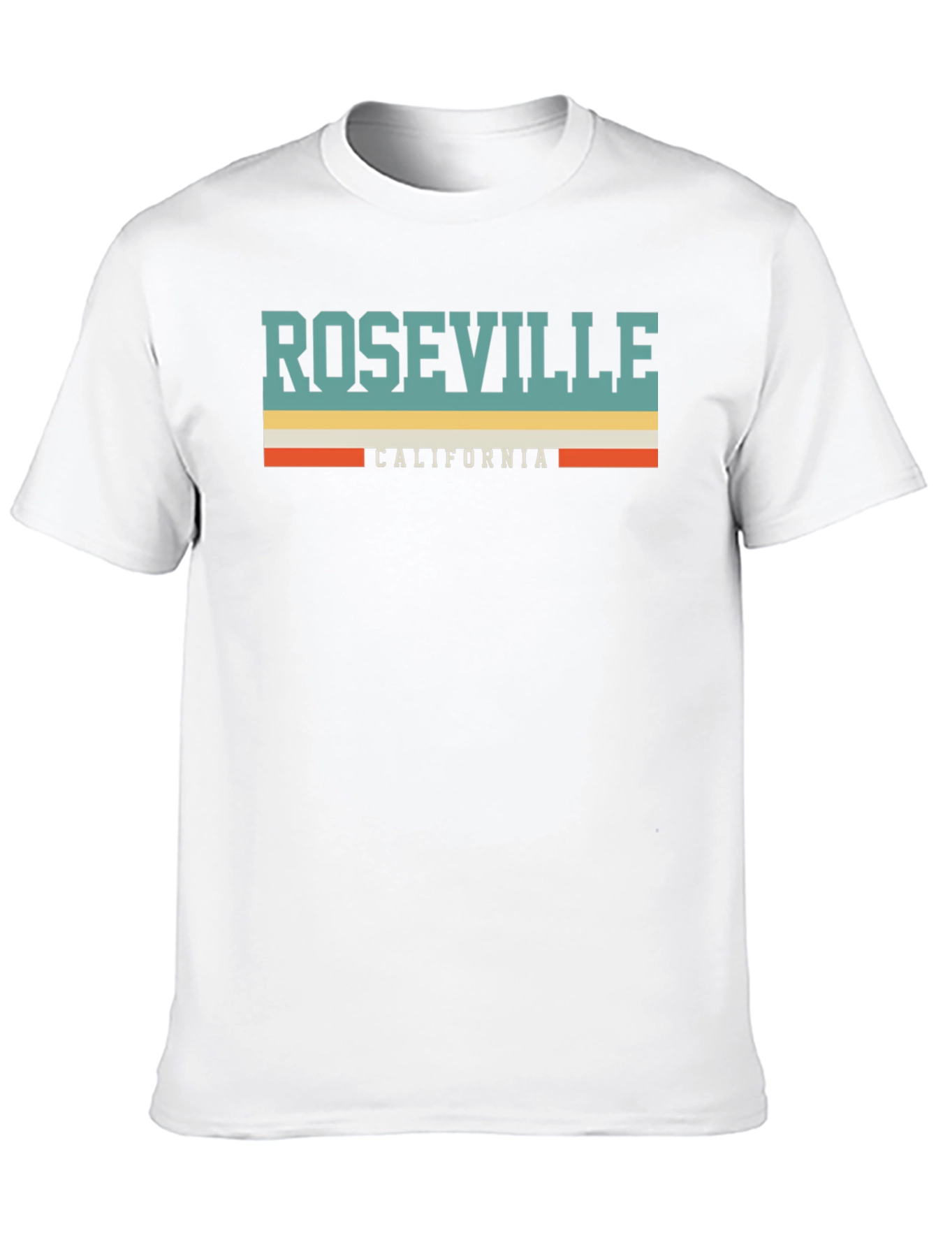 Roseville California Retro Graphic T-Shirt