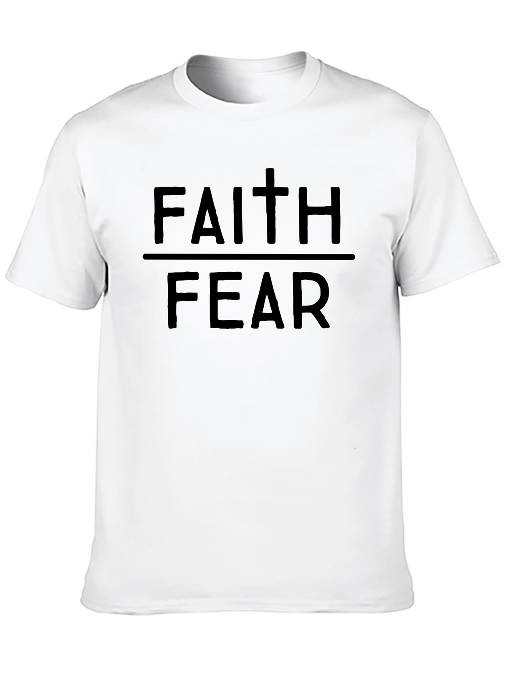 Faith Over Fear T-Shirt - Classic Religious Tee