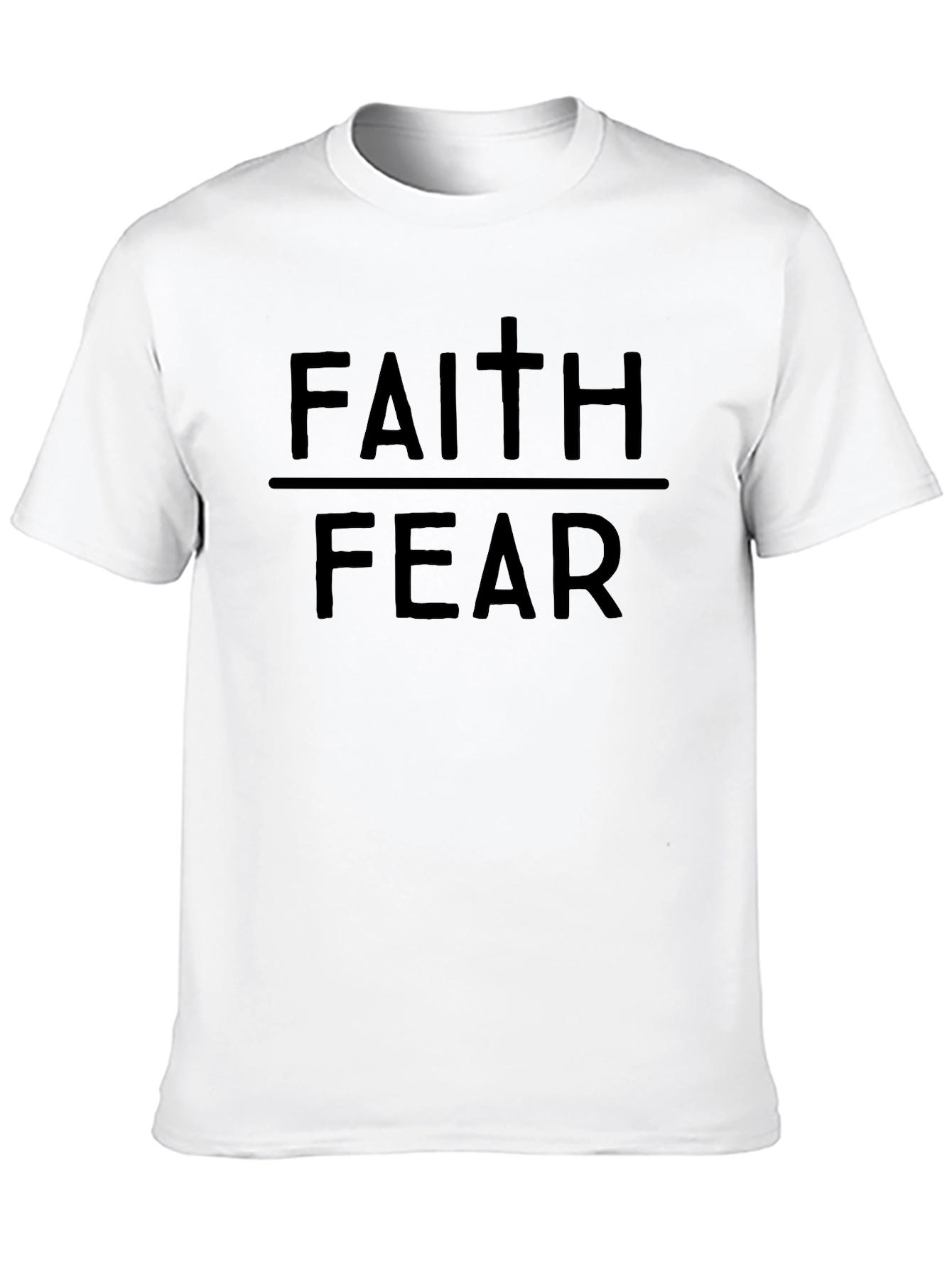 Faith Over Fear T-Shirt - Classic Religious Tee