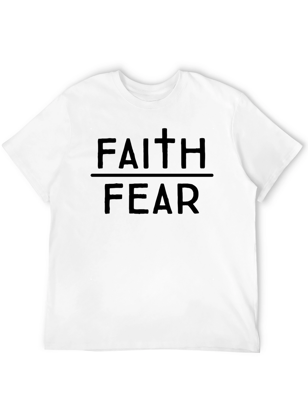 Faith Over Fear T-Shirt - Classic Religious Tee
