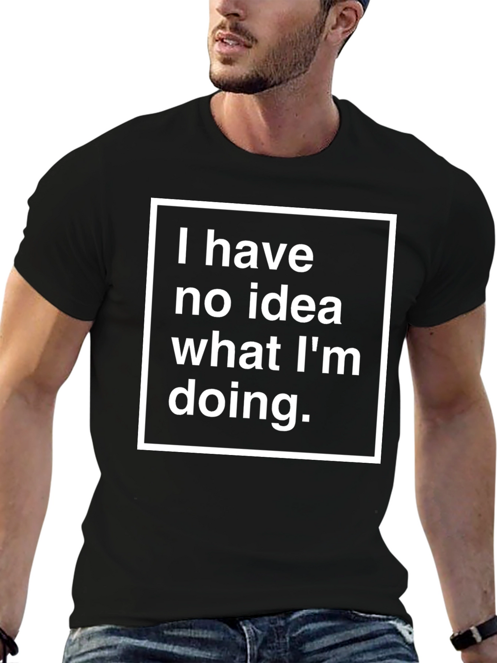 Humorous Graphic Tee - No Idea