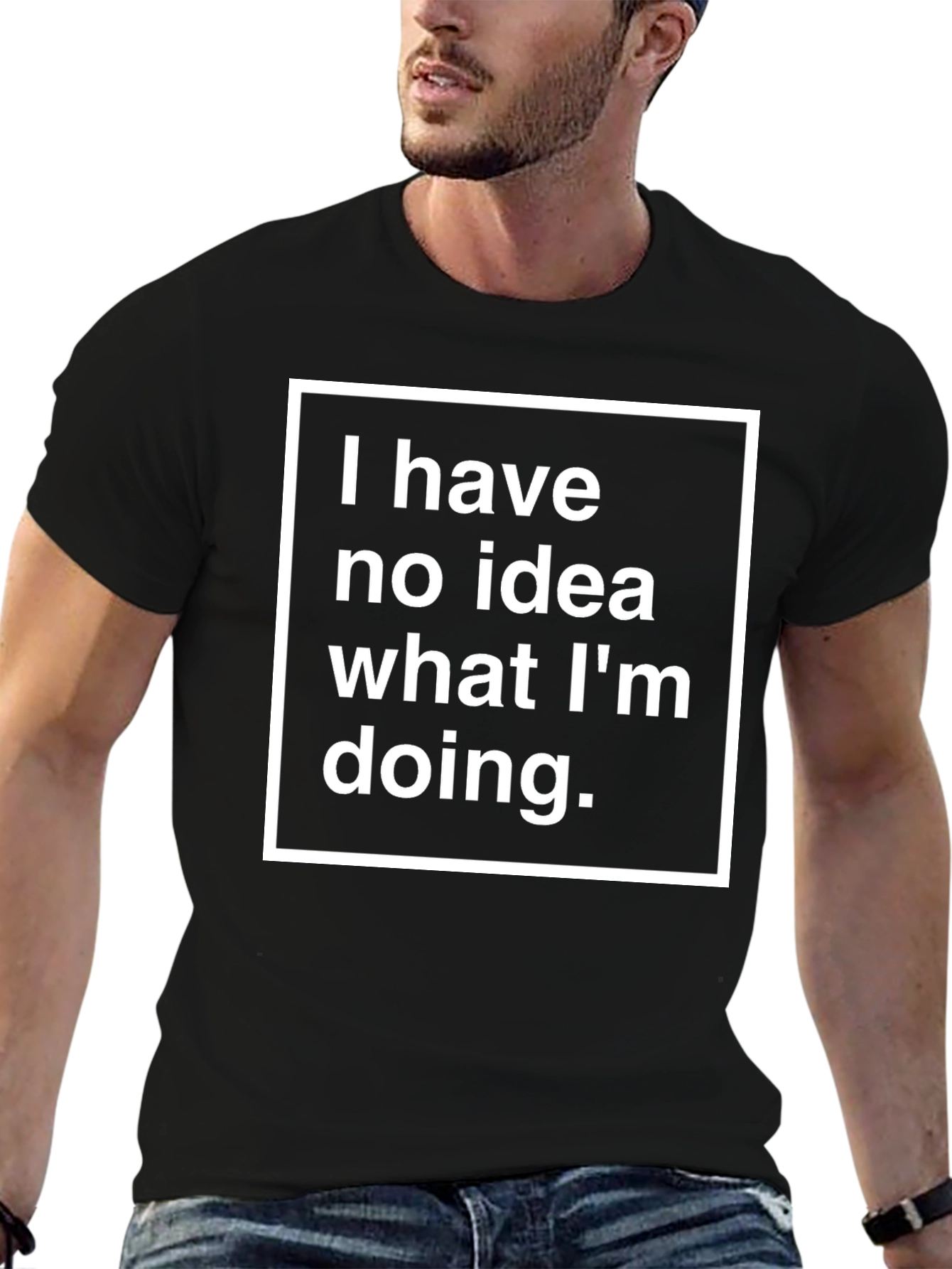 Humorous Graphic Tee - No Idea