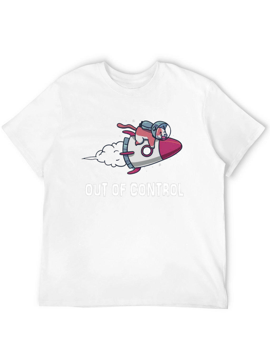 Out of Control Cat Astronaut T-Shirt