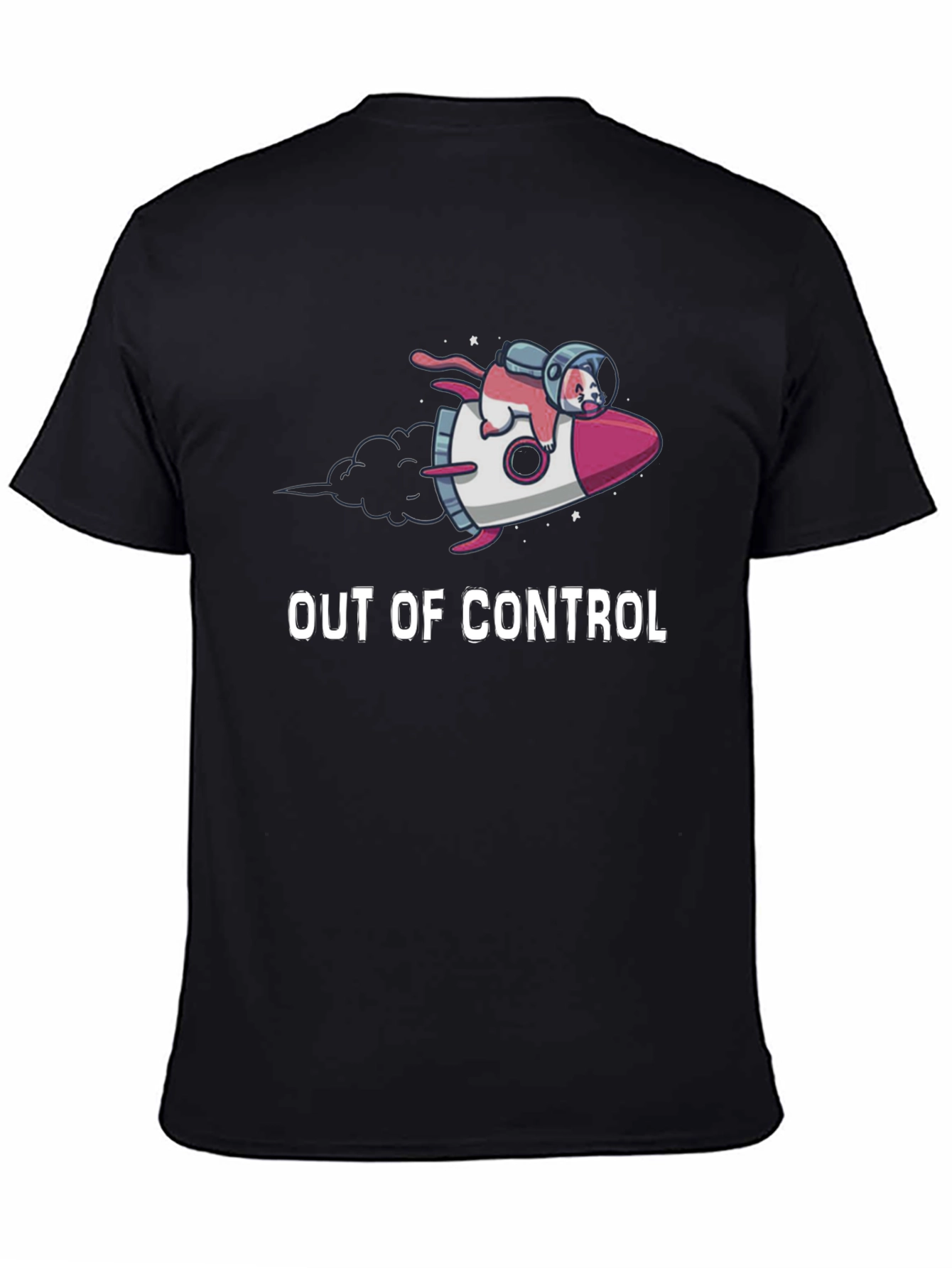 Out of Control Cat Astronaut T-Shirt