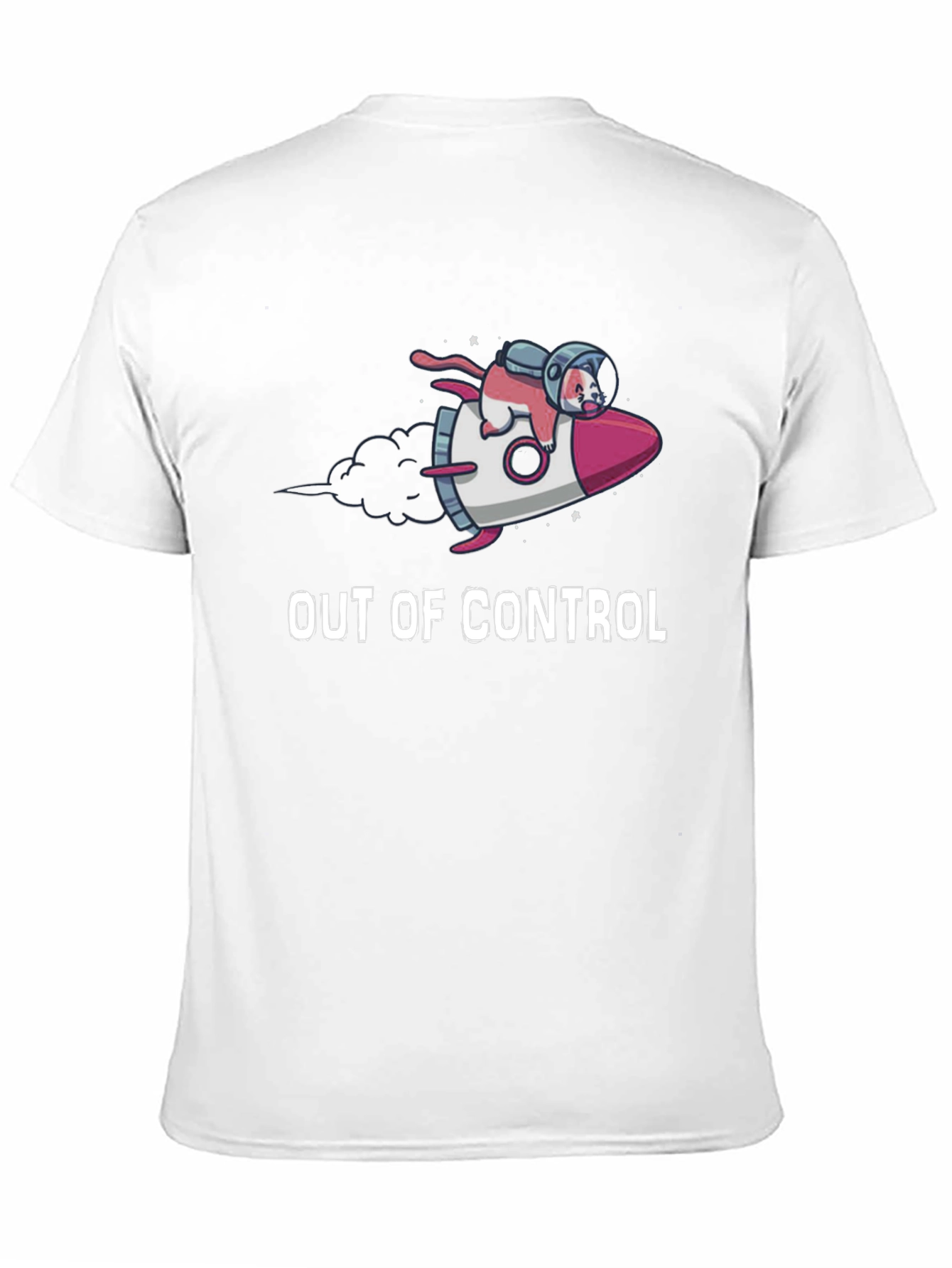 Out of Control Cat Astronaut T-Shirt