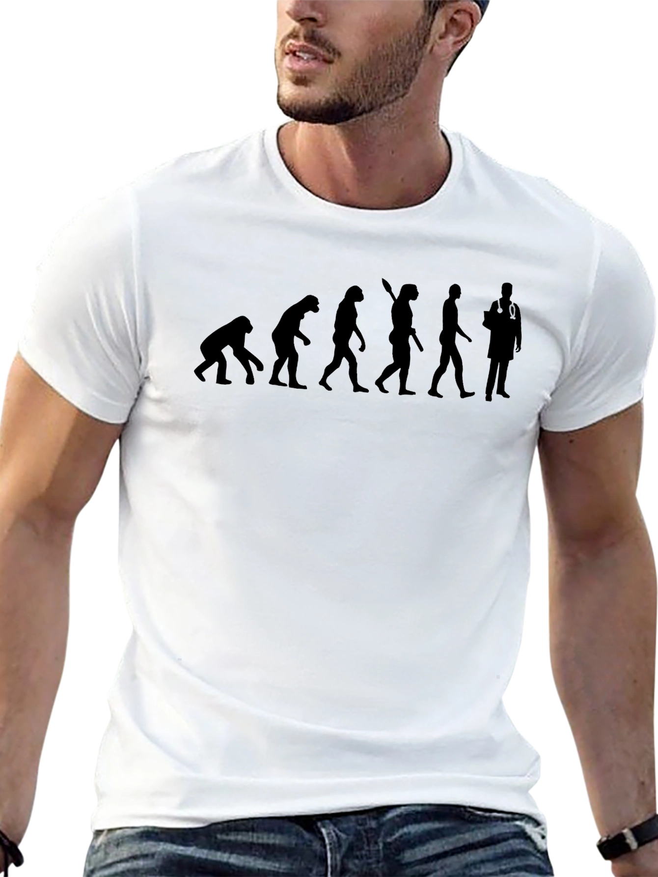 Evolution of Doctor Graphic T-Shirt