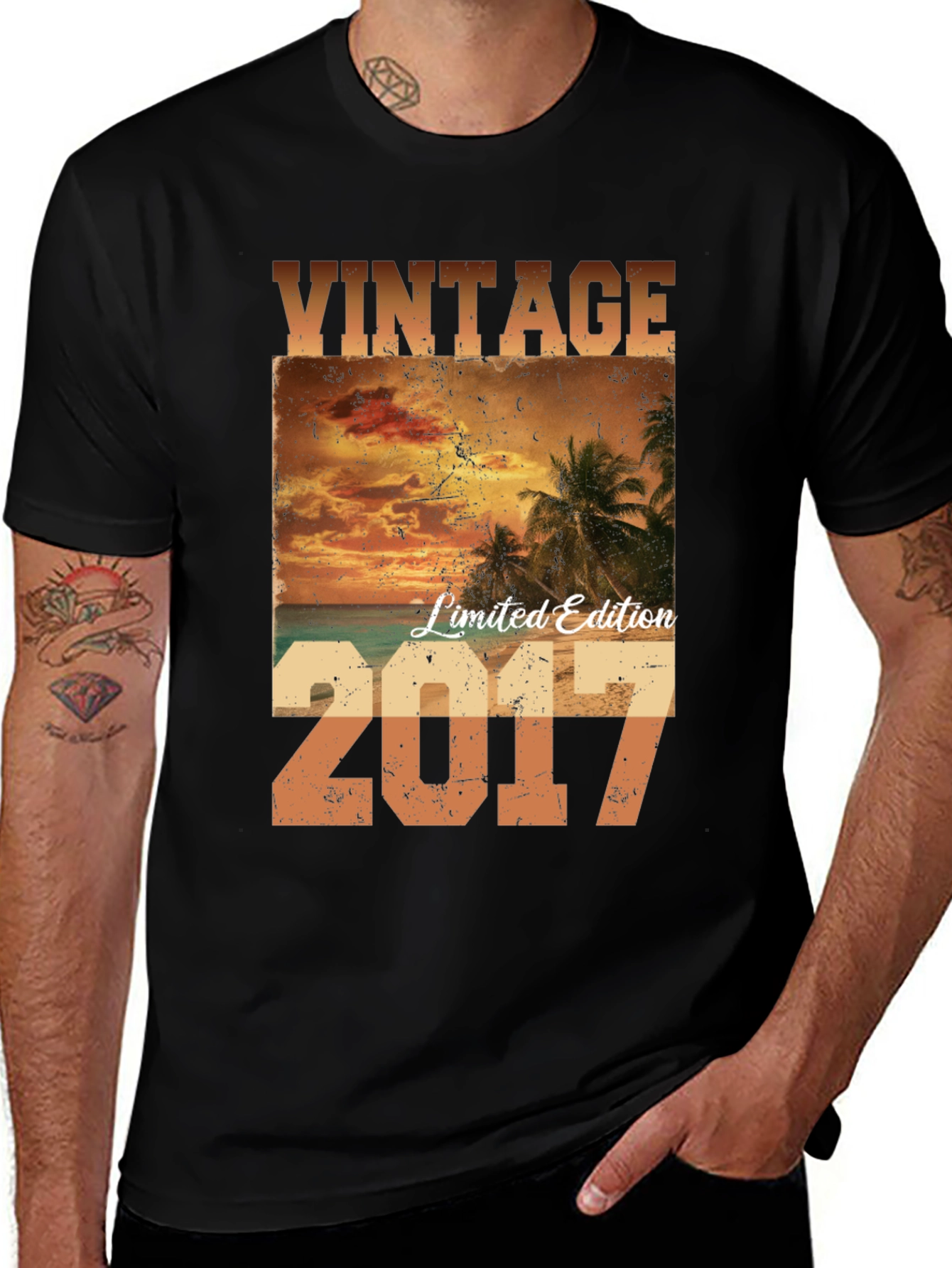 Vintage Limited Edition 2017 Graphic T-Shirt
