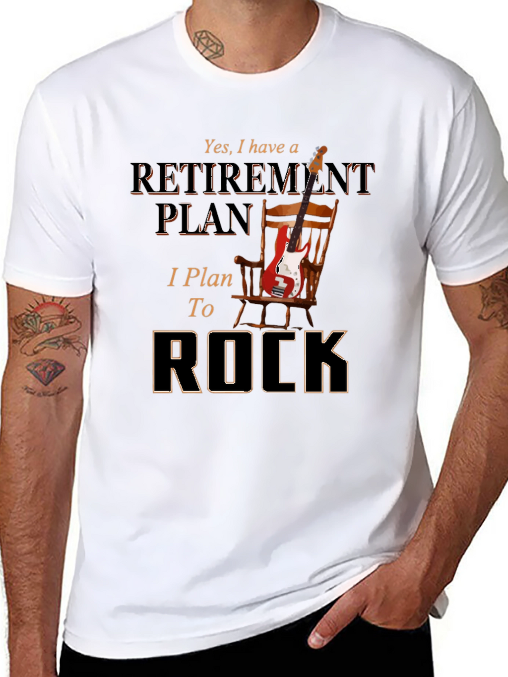 Retirement Plan T-Shirt: I Plan To Rock!