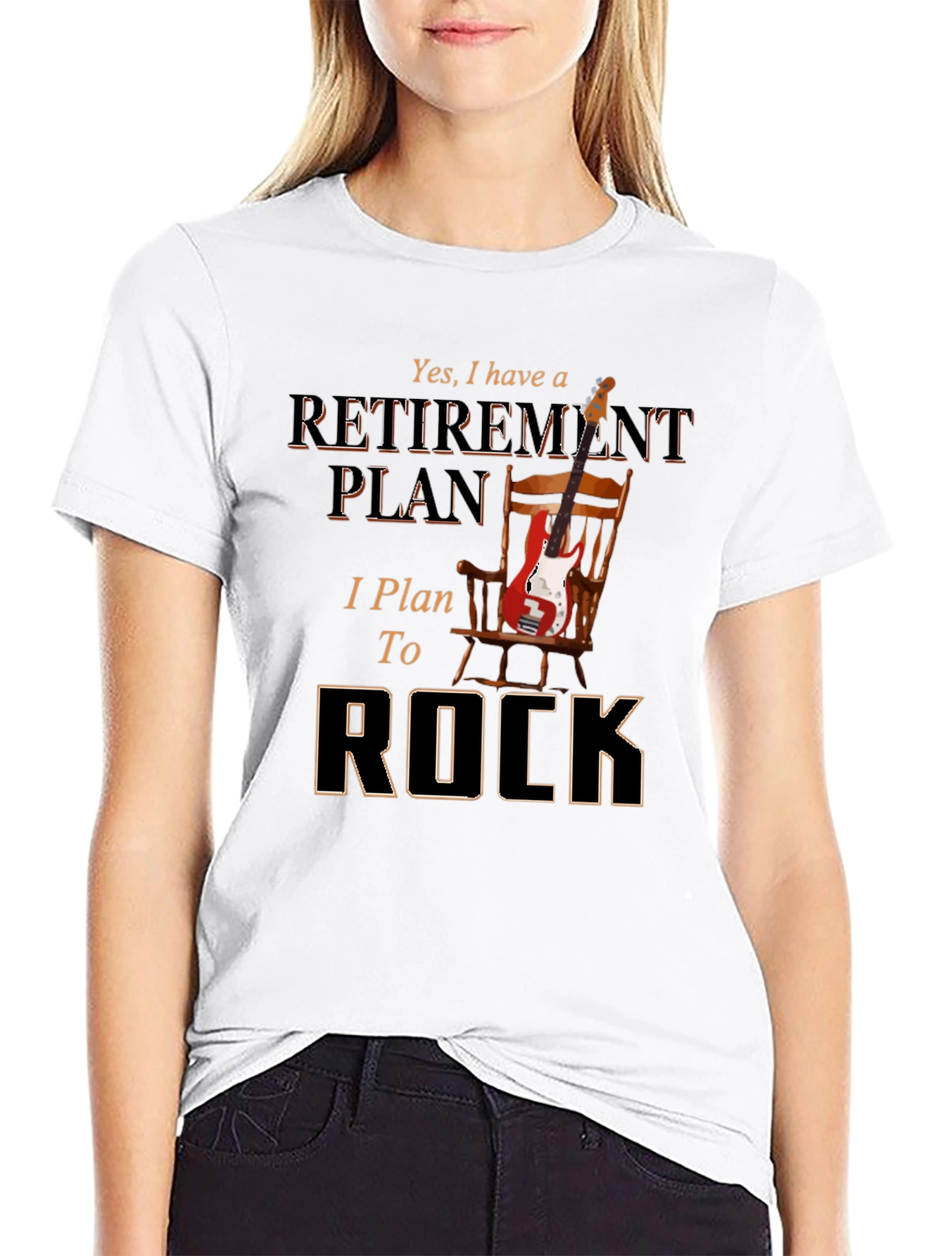 Retirement Plan T-Shirt: I Plan To Rock!