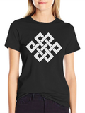 Endless Knot Graphic T-Shirt - Stylish Casual Wear