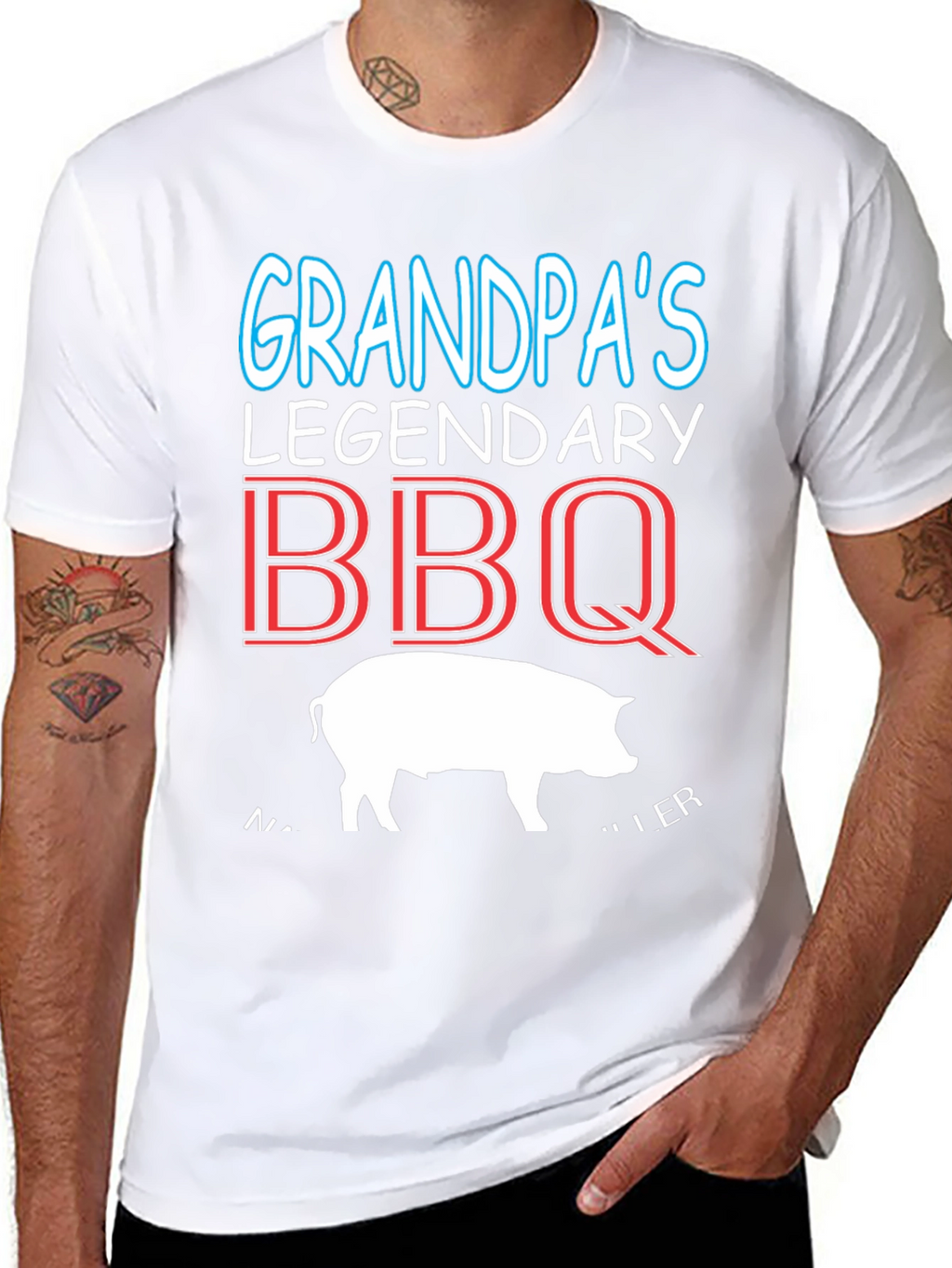Grandpas Legendary BBQ T-Shirt