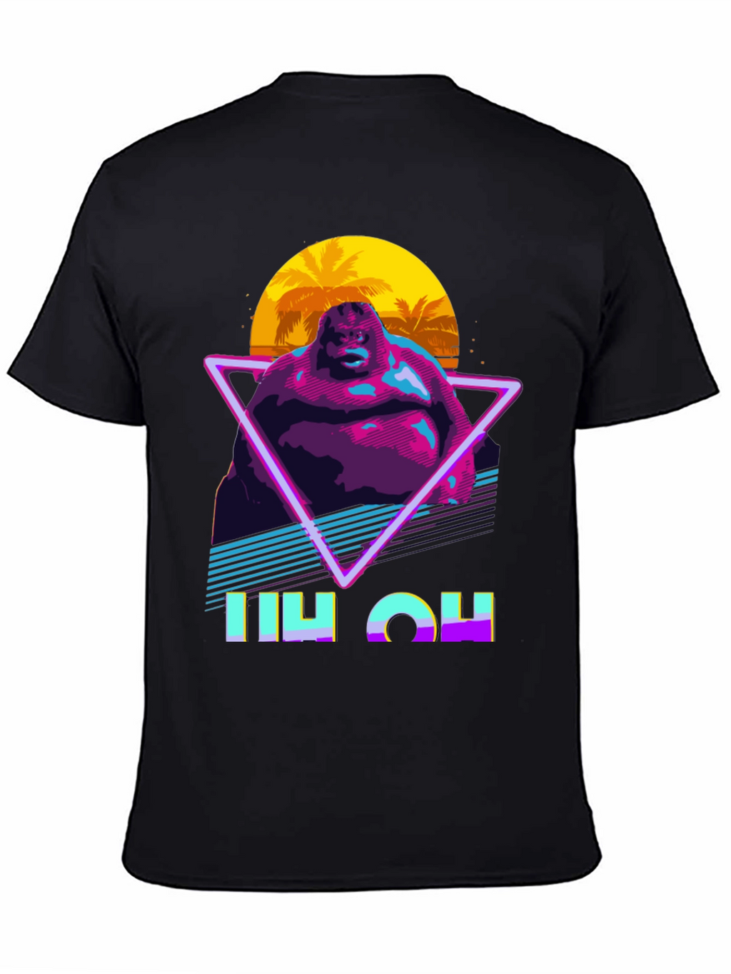 Retro Blob Man Graphic T-Shirt