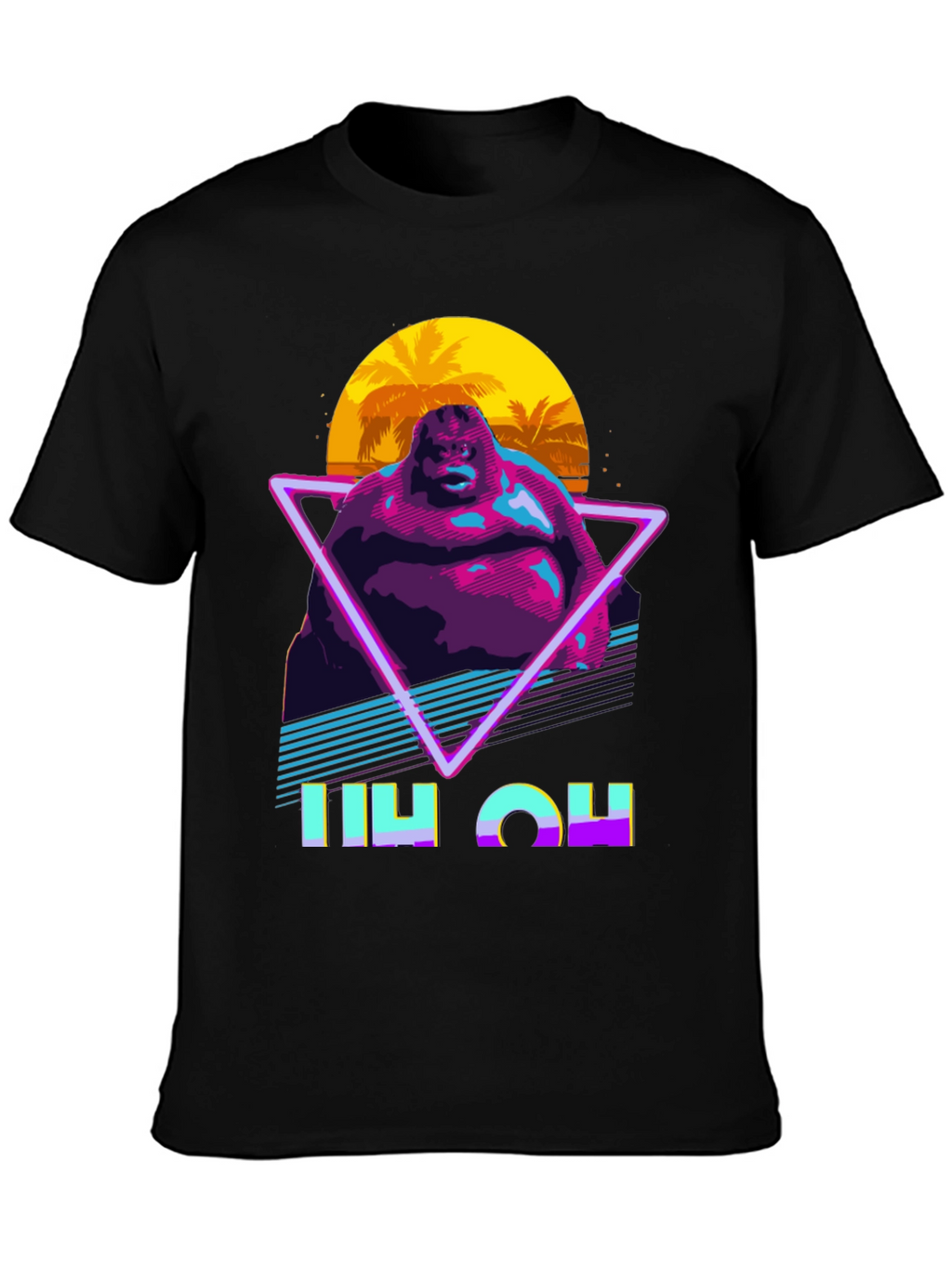 Retro Blob Man Graphic T-Shirt