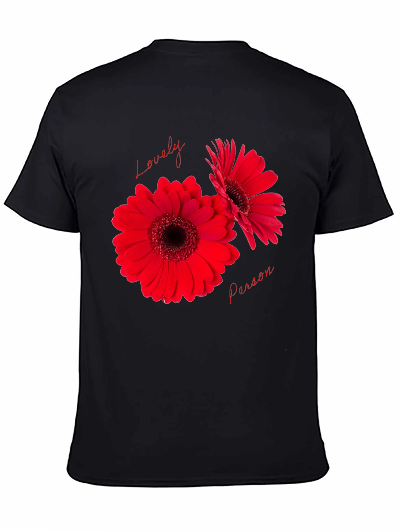 Lovely Person Gerbera Flower Graphic Tee