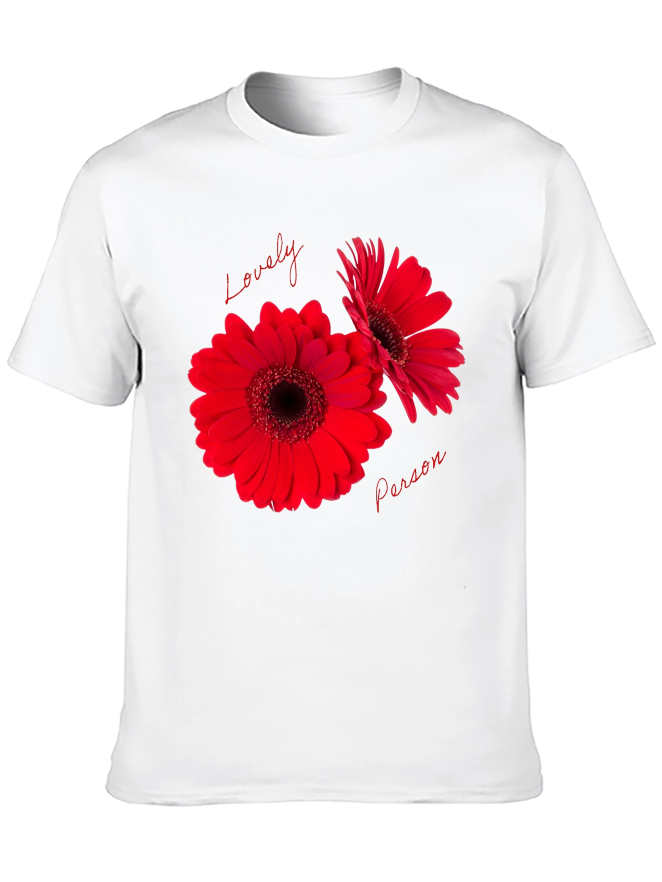 Lovely Person Gerbera Flower Graphic Tee