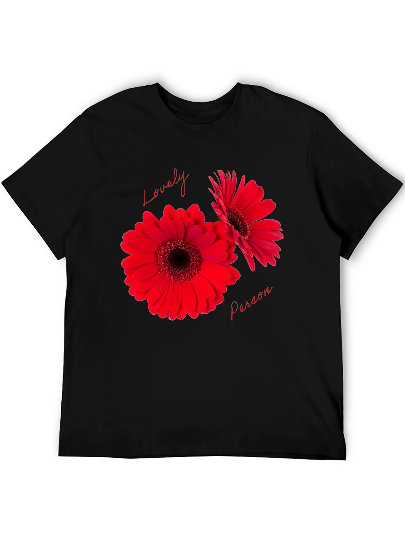Lovely Person Gerbera Flower Graphic Tee