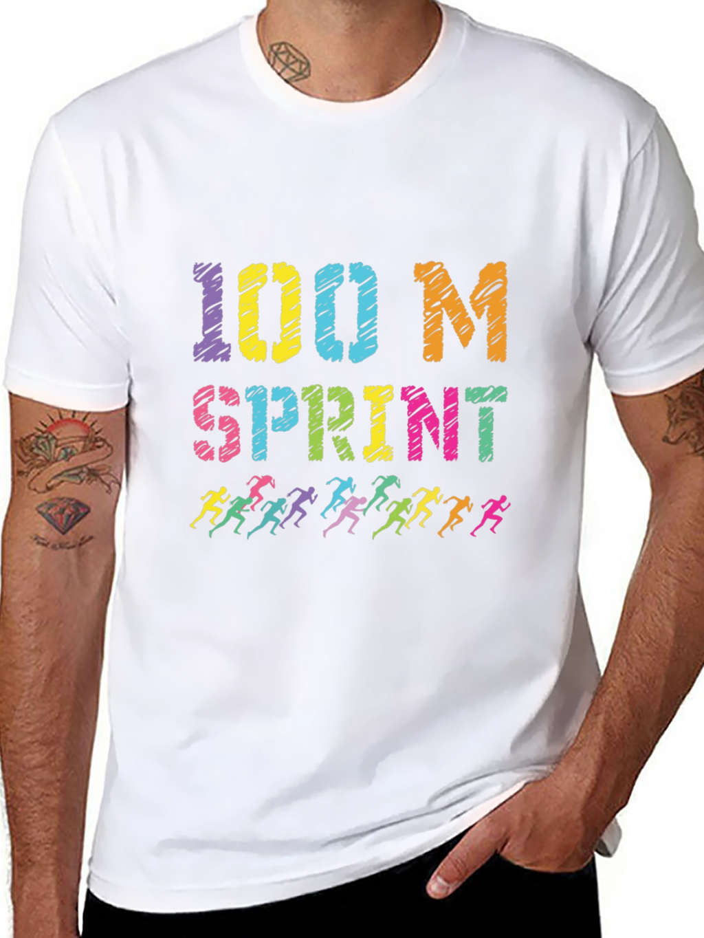 100 M Sprint Graphic T-Shirt