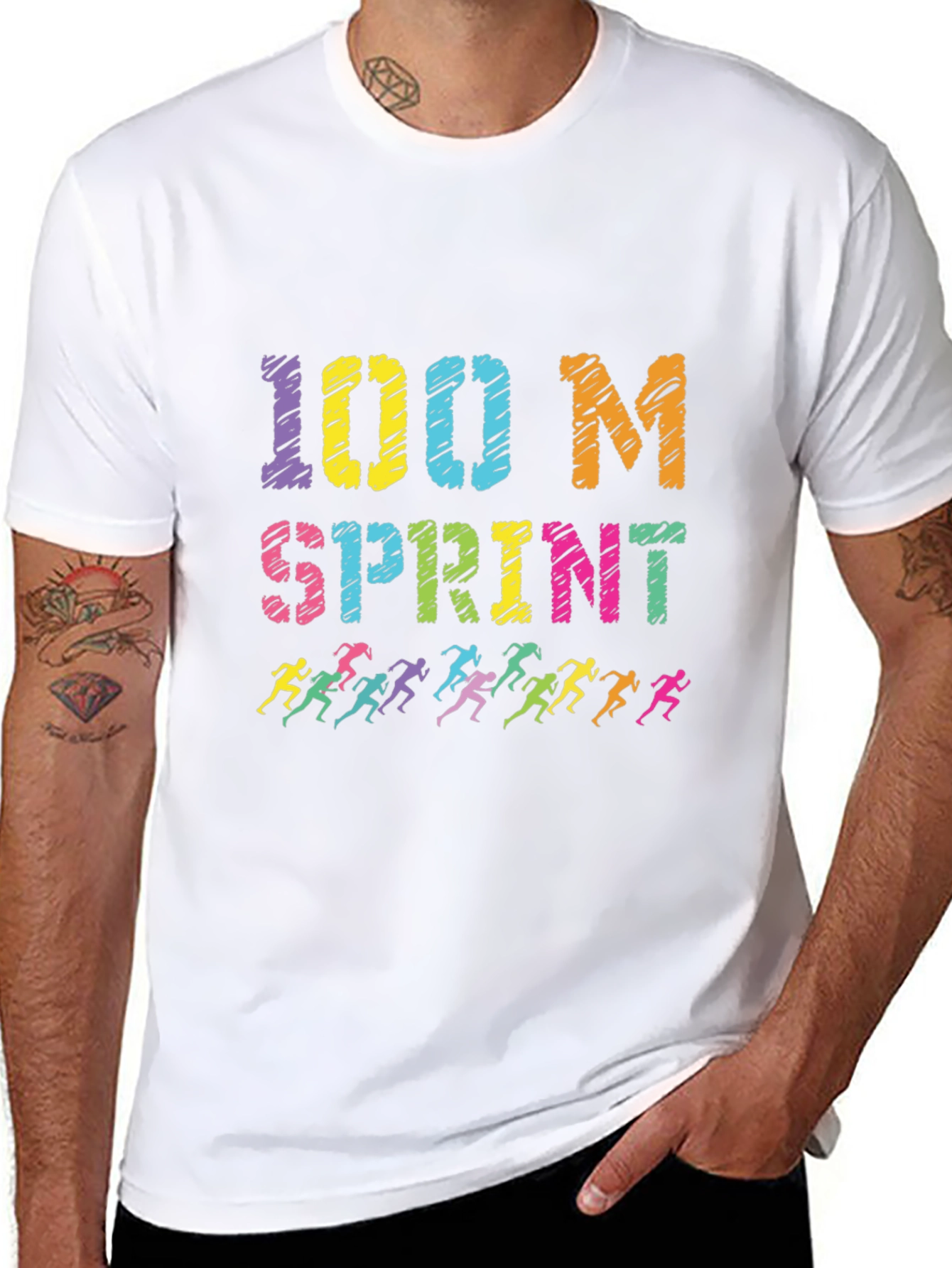 100 M Sprint Graphic T-Shirt