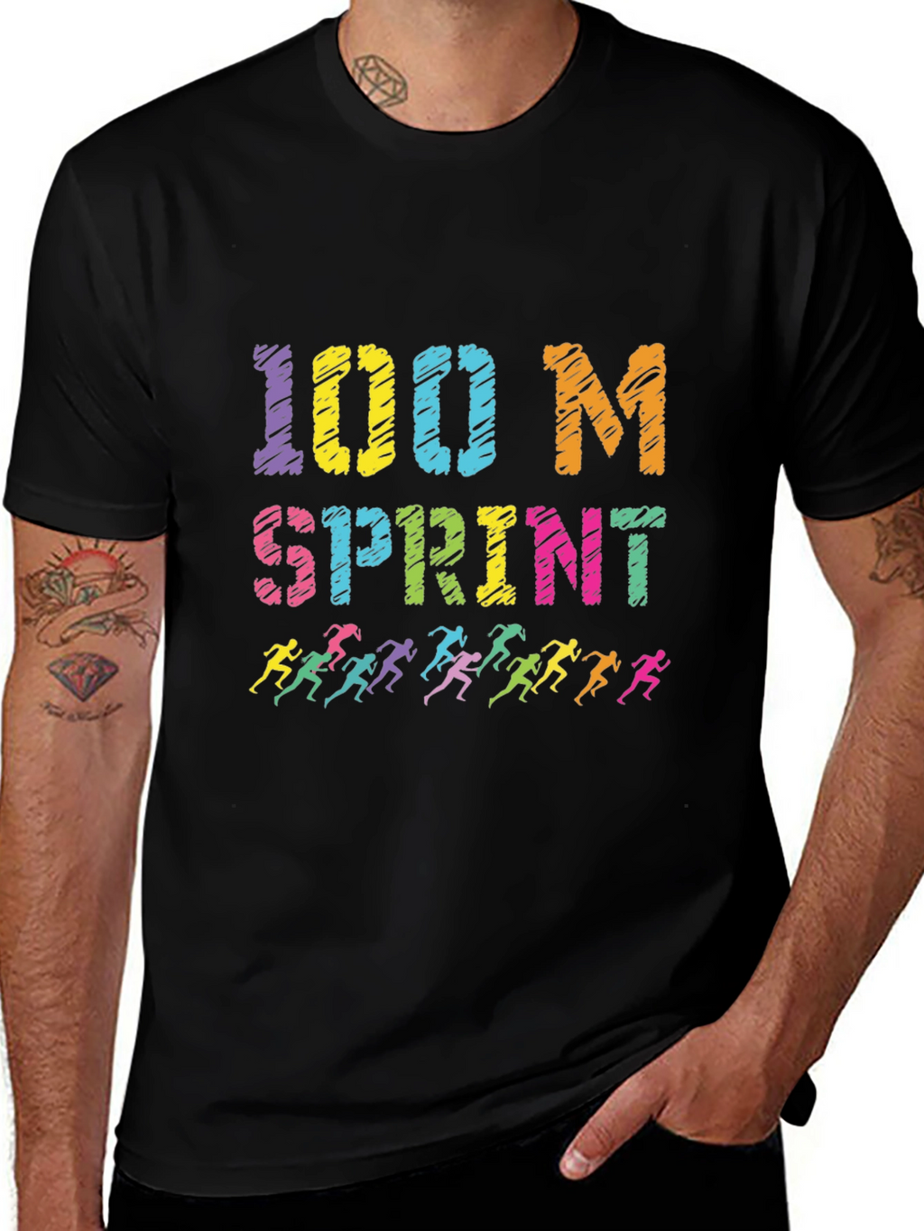 100 M Sprint Graphic T-Shirt