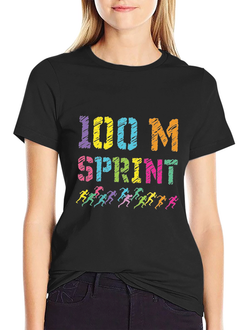 100 M Sprint Graphic T-Shirt