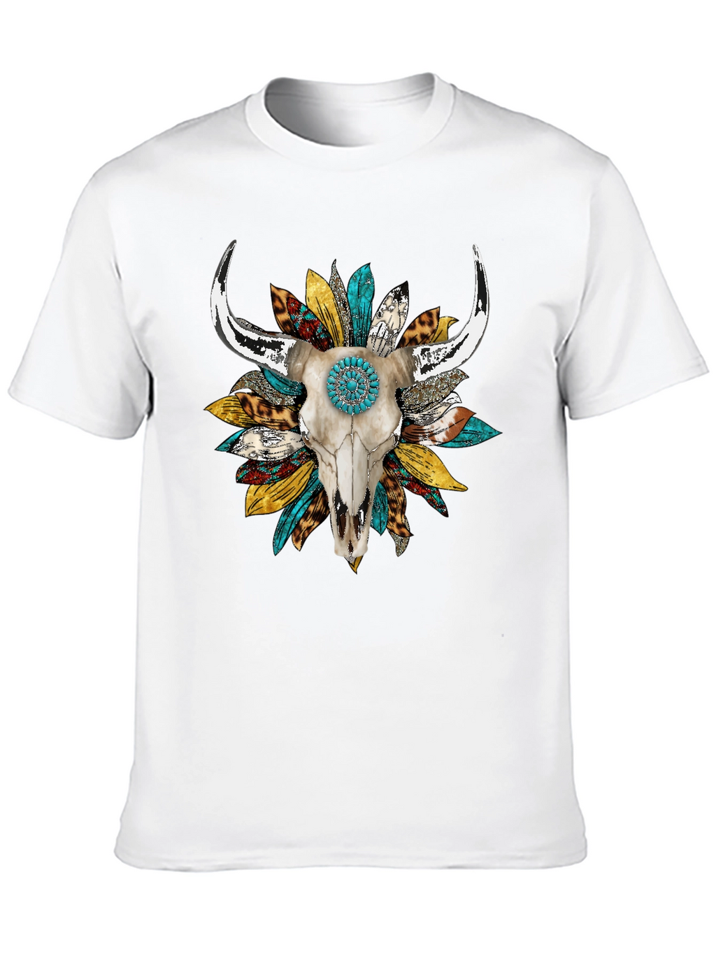 Skull & Sunflower Graphic Tee
