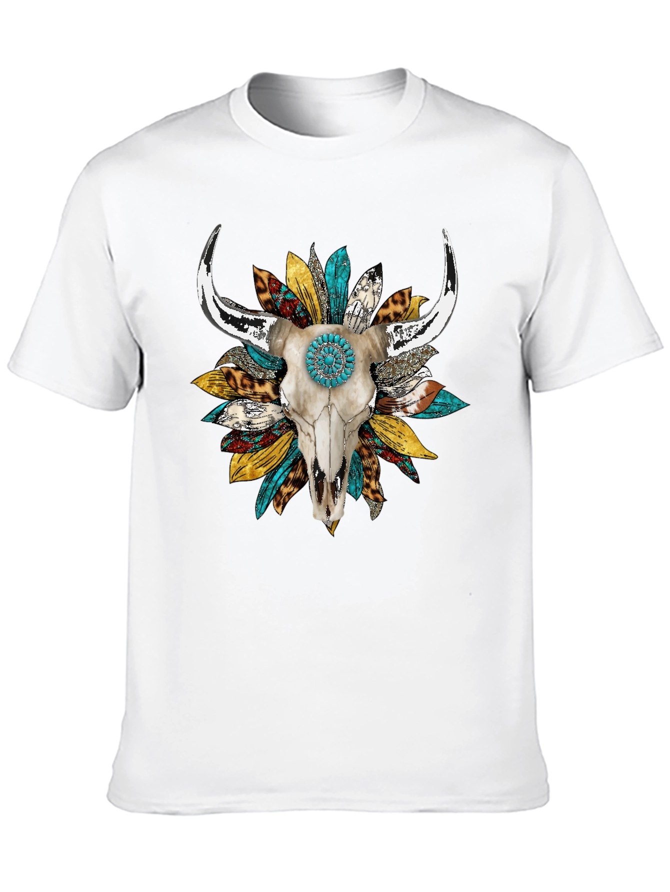 Skull & Sunflower Graphic Tee