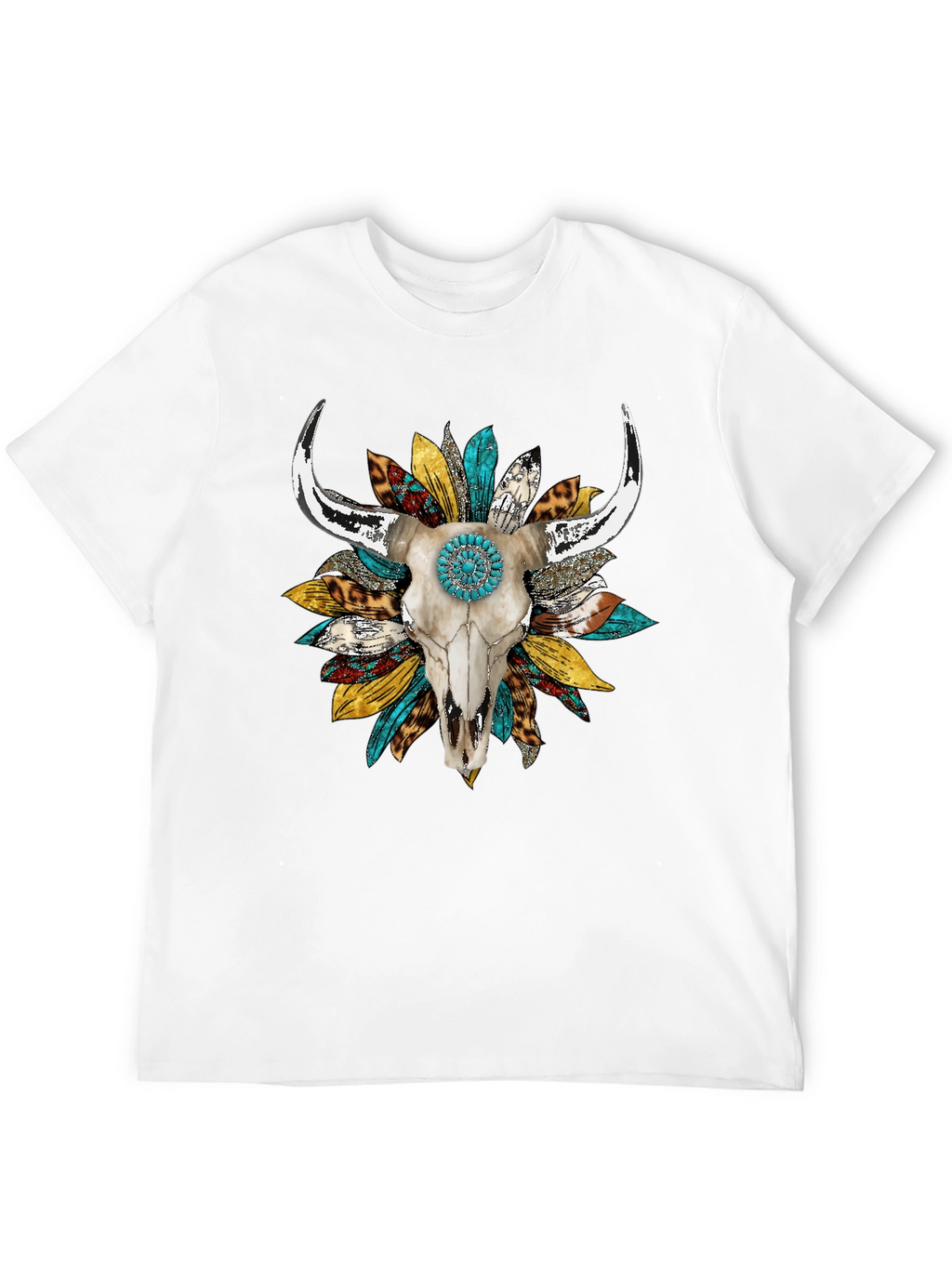 Skull & Sunflower Graphic Tee