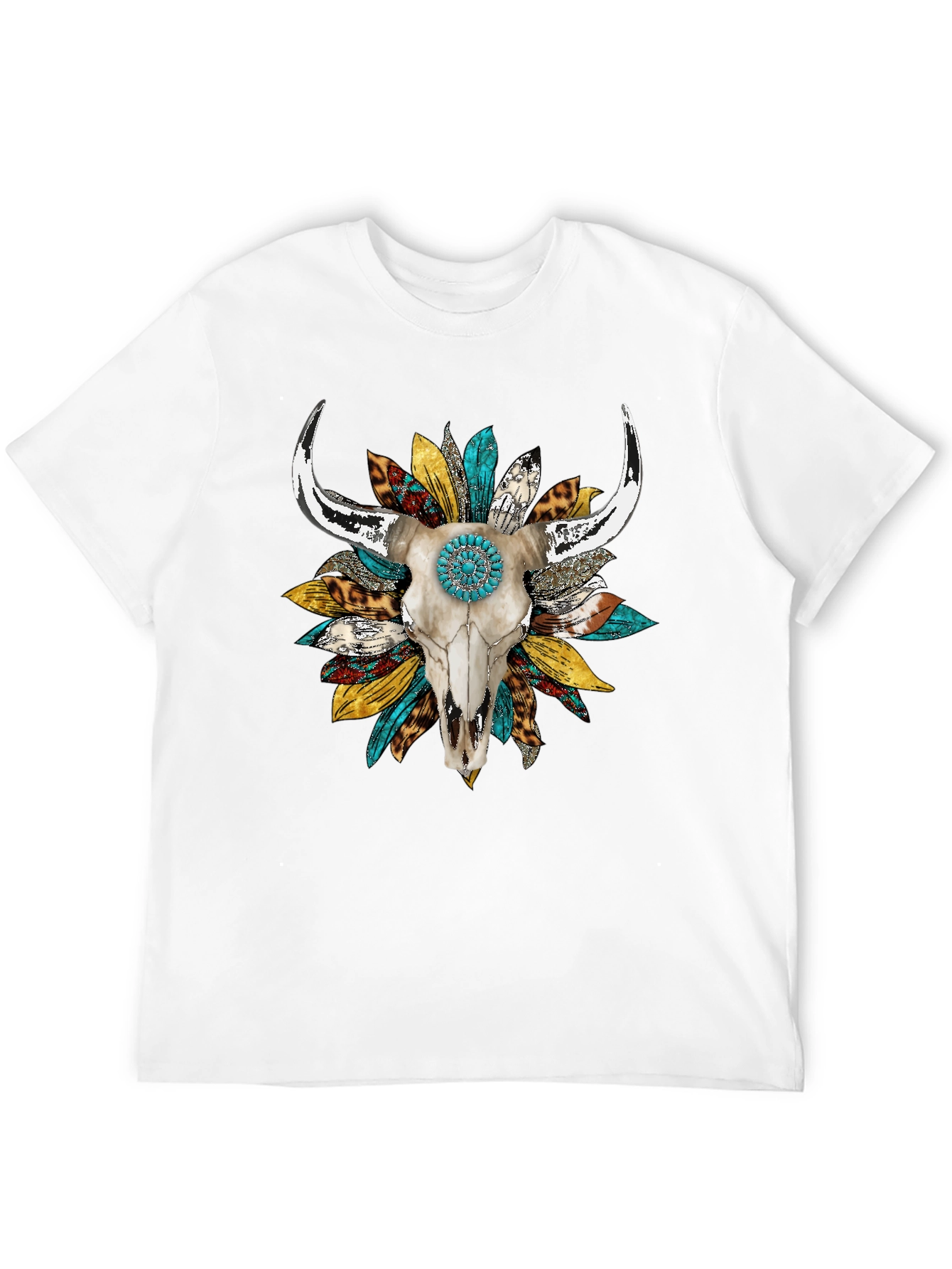 Skull & Sunflower Graphic Tee