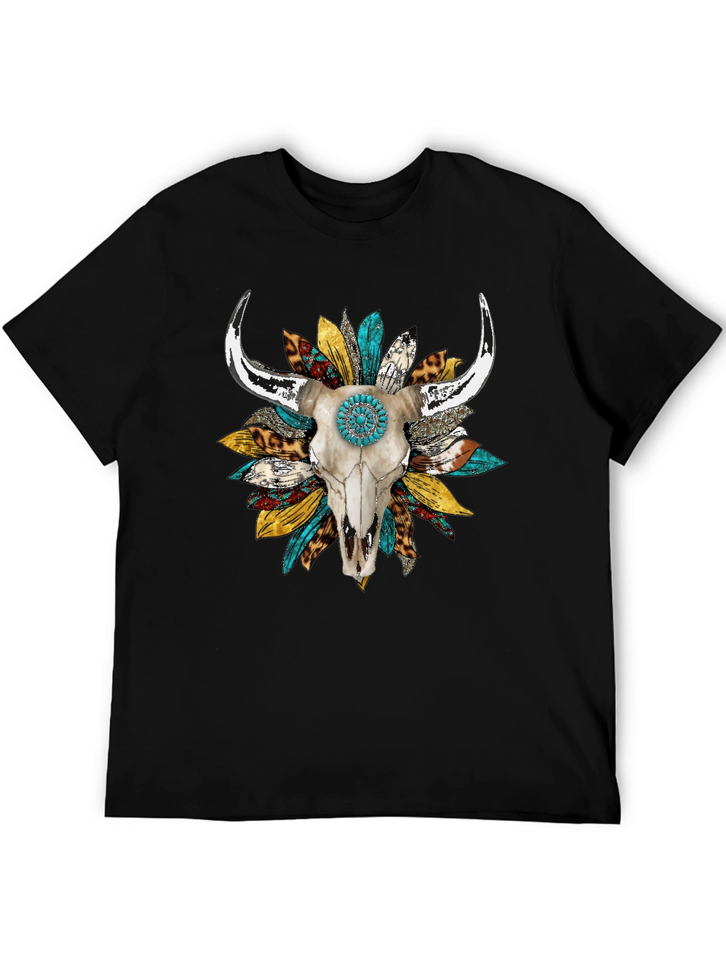 Skull & Sunflower Graphic Tee